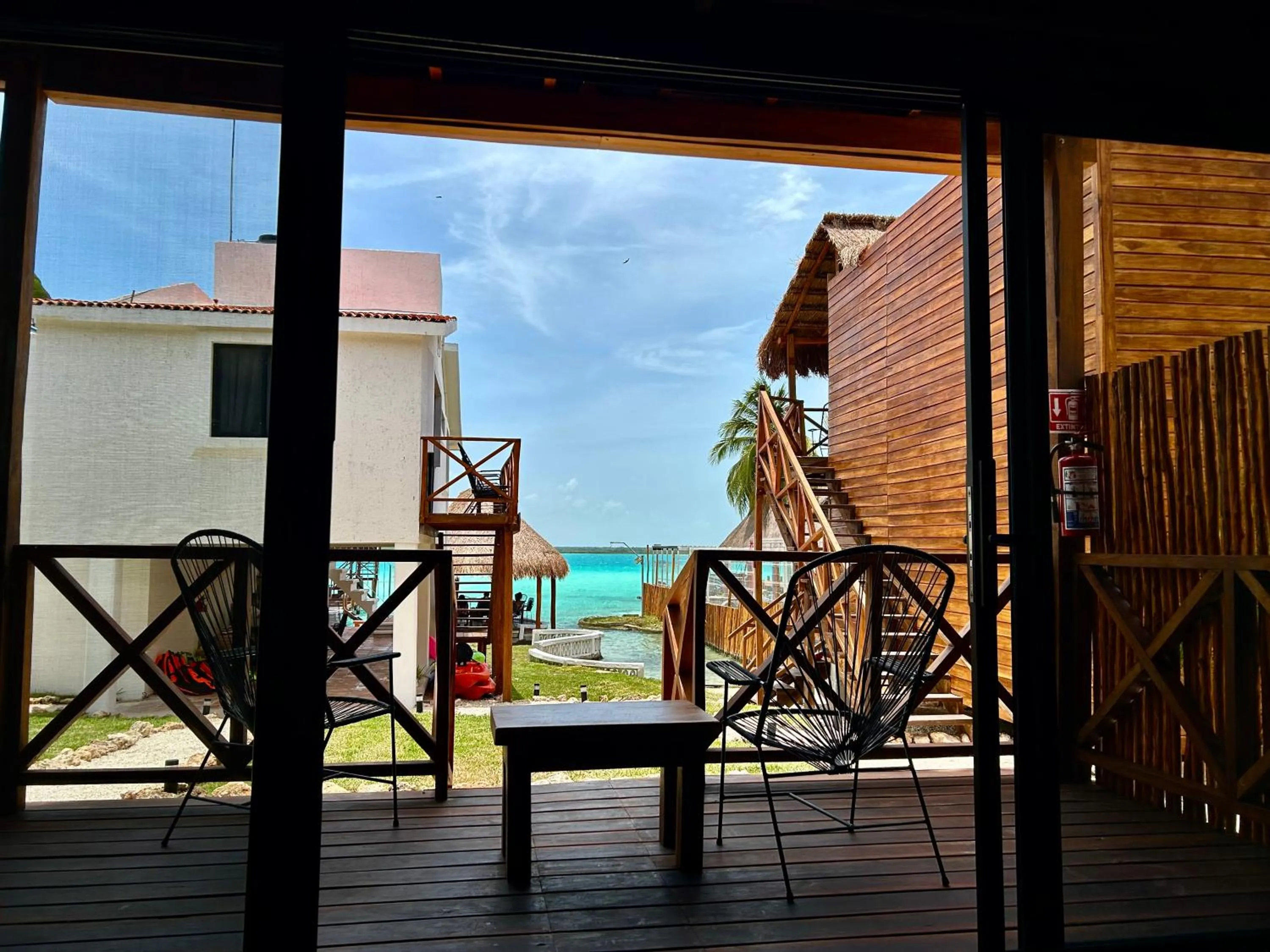 Balcony/Terrace in Hotel Solana Bacalar Lakefront