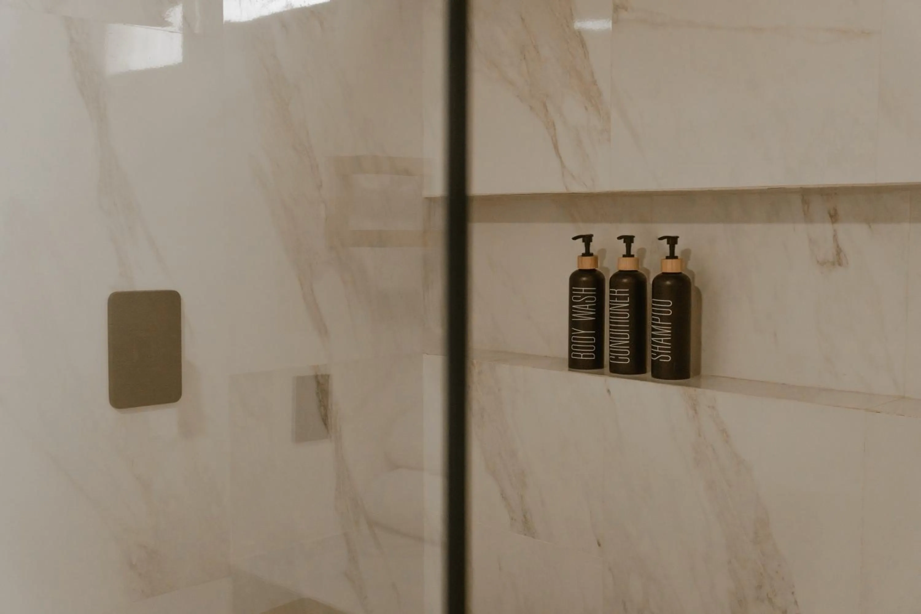 Shower in Hotel Solana Bacalar Lakefront