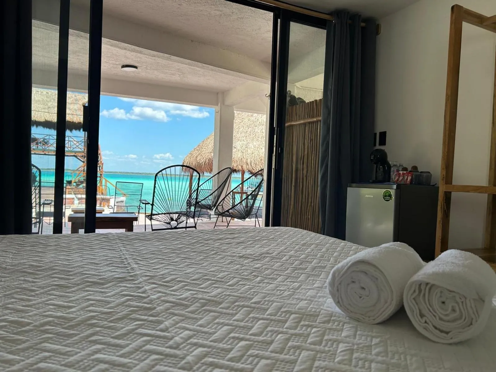 Bedroom, Bed in Hotel Solana Bacalar Lakefront