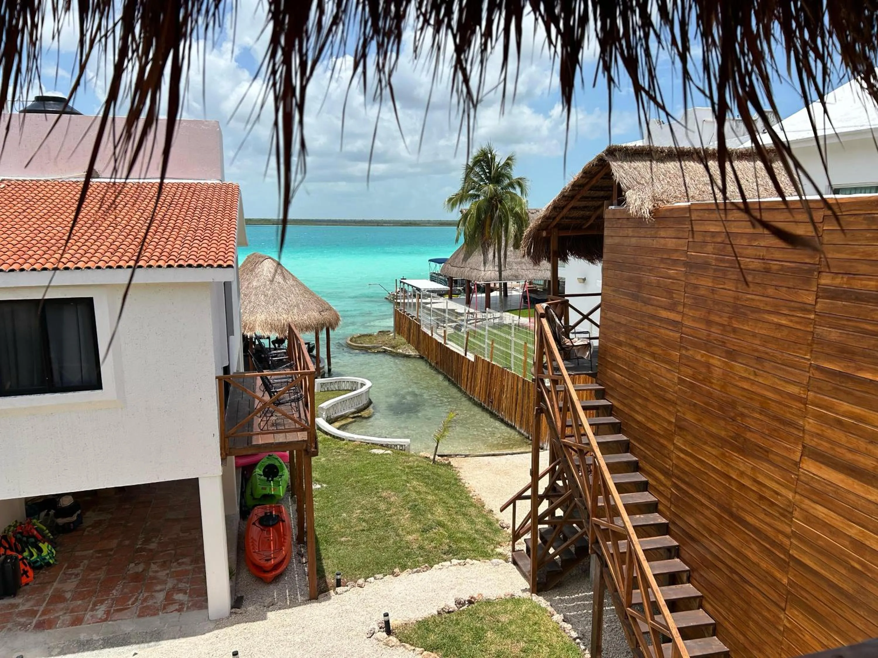 Balcony/Terrace in Hotel Solana Bacalar Lakefront