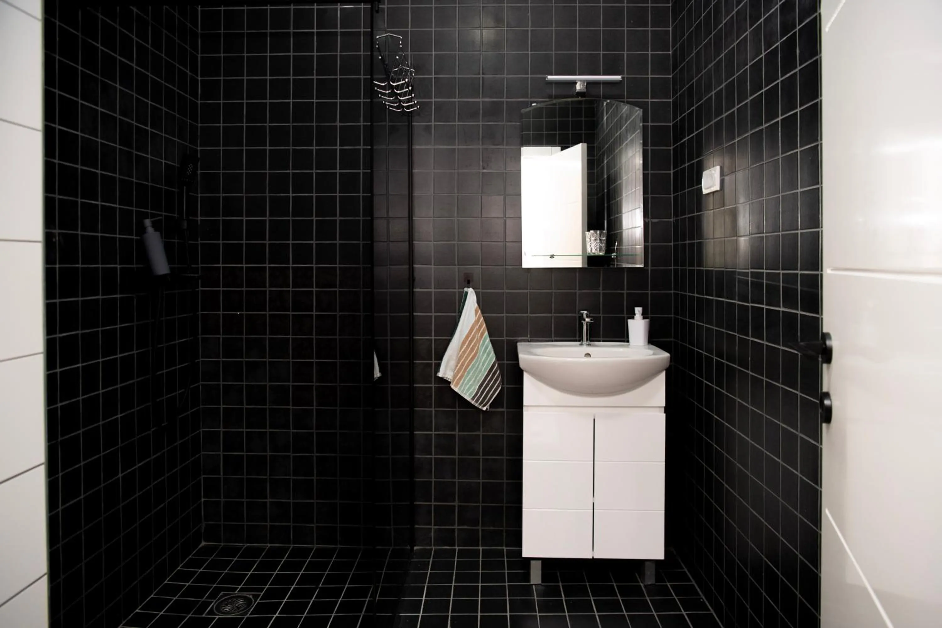 Shower in Velora apartments