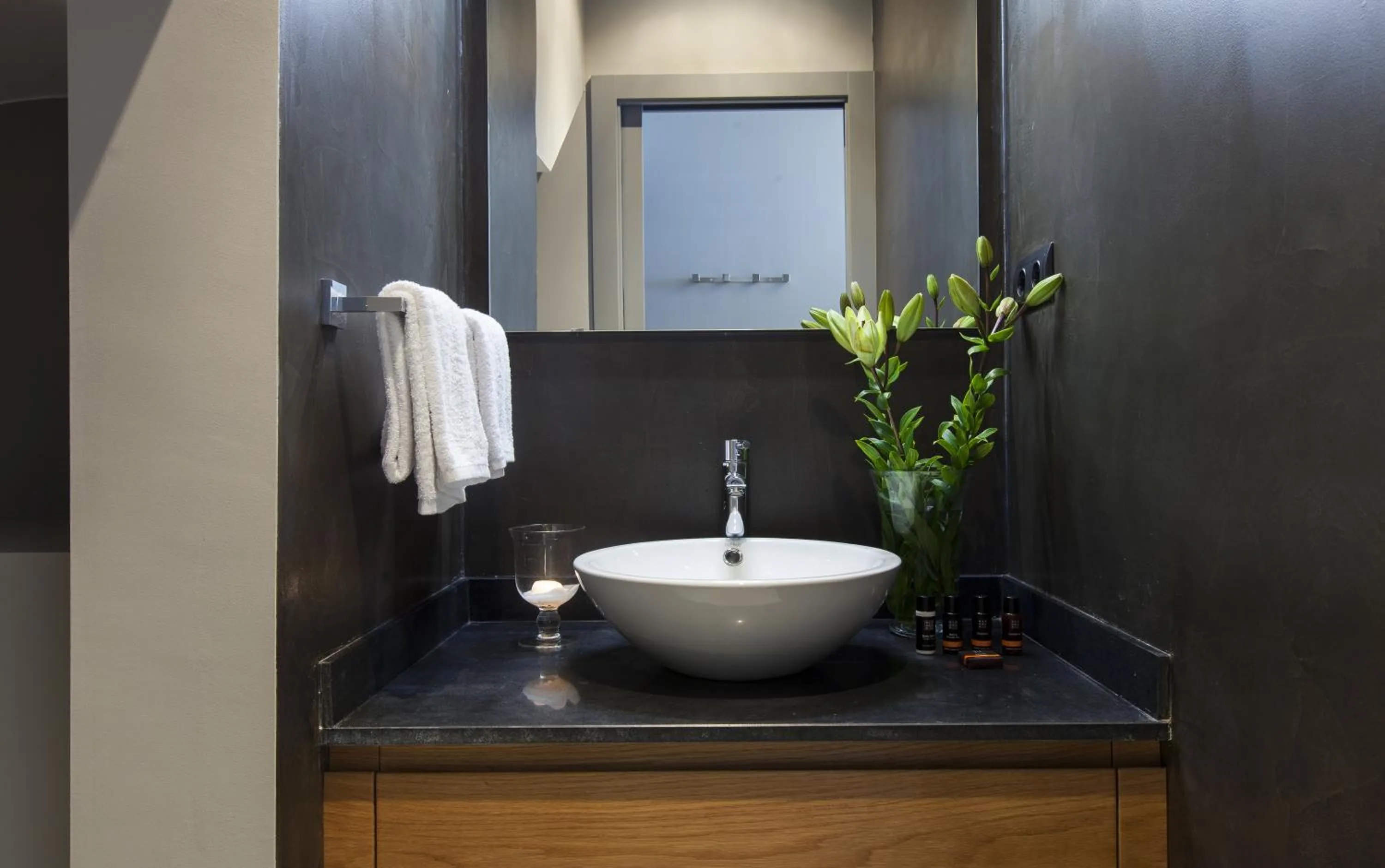 Shower in Kare No Apartments by Sitges Group