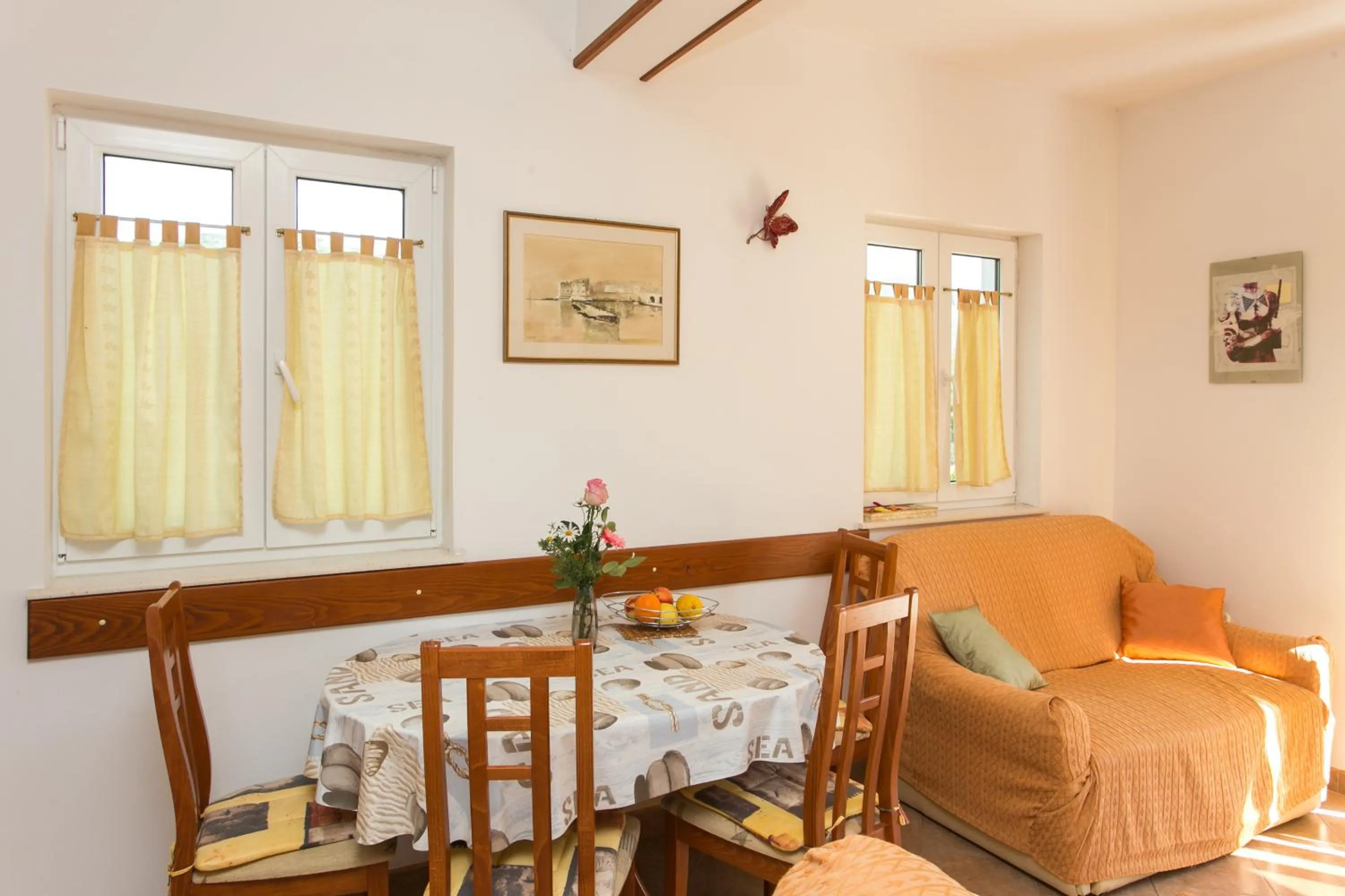 Seating area in Apartments Marina