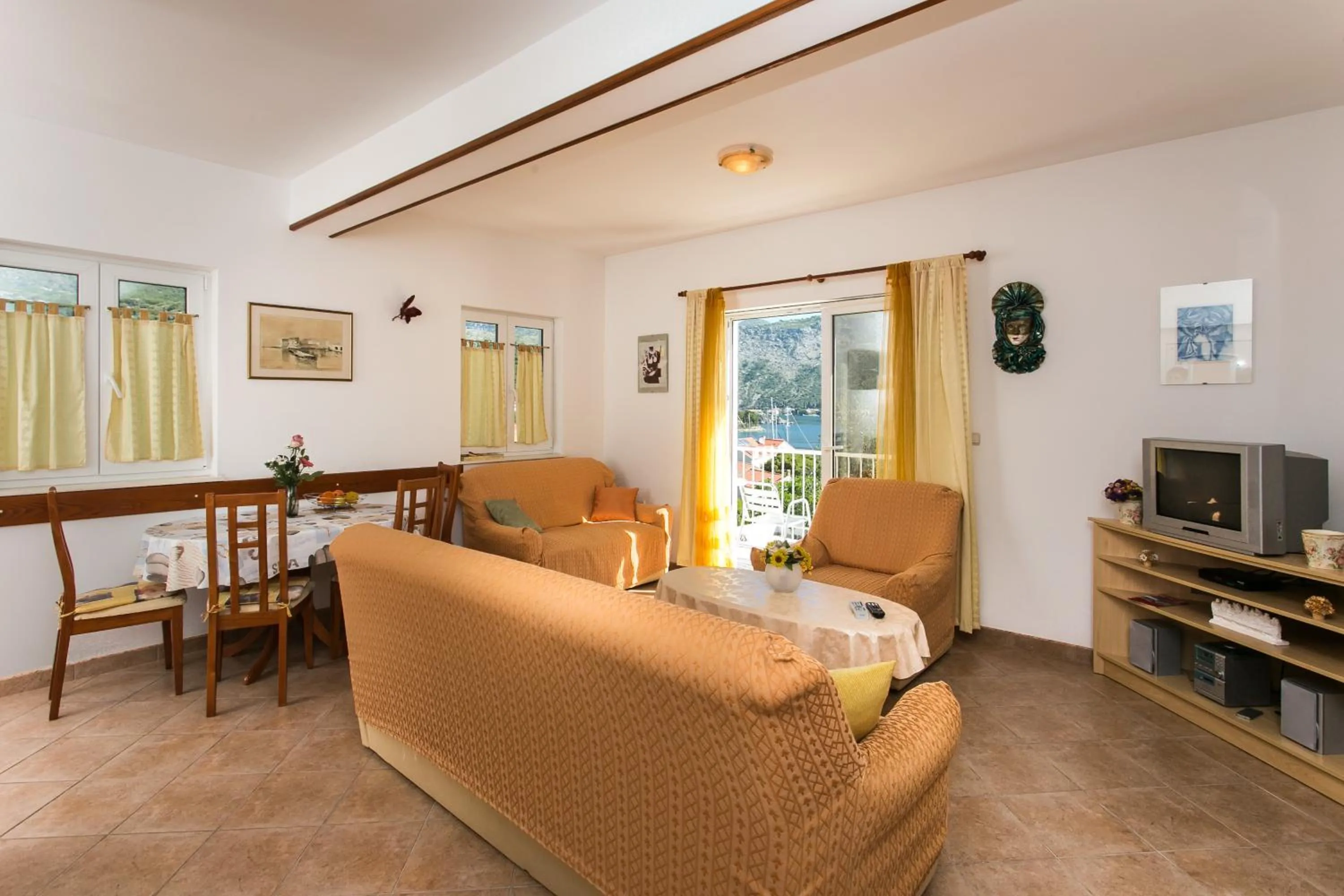 Seating area in Apartments Marina