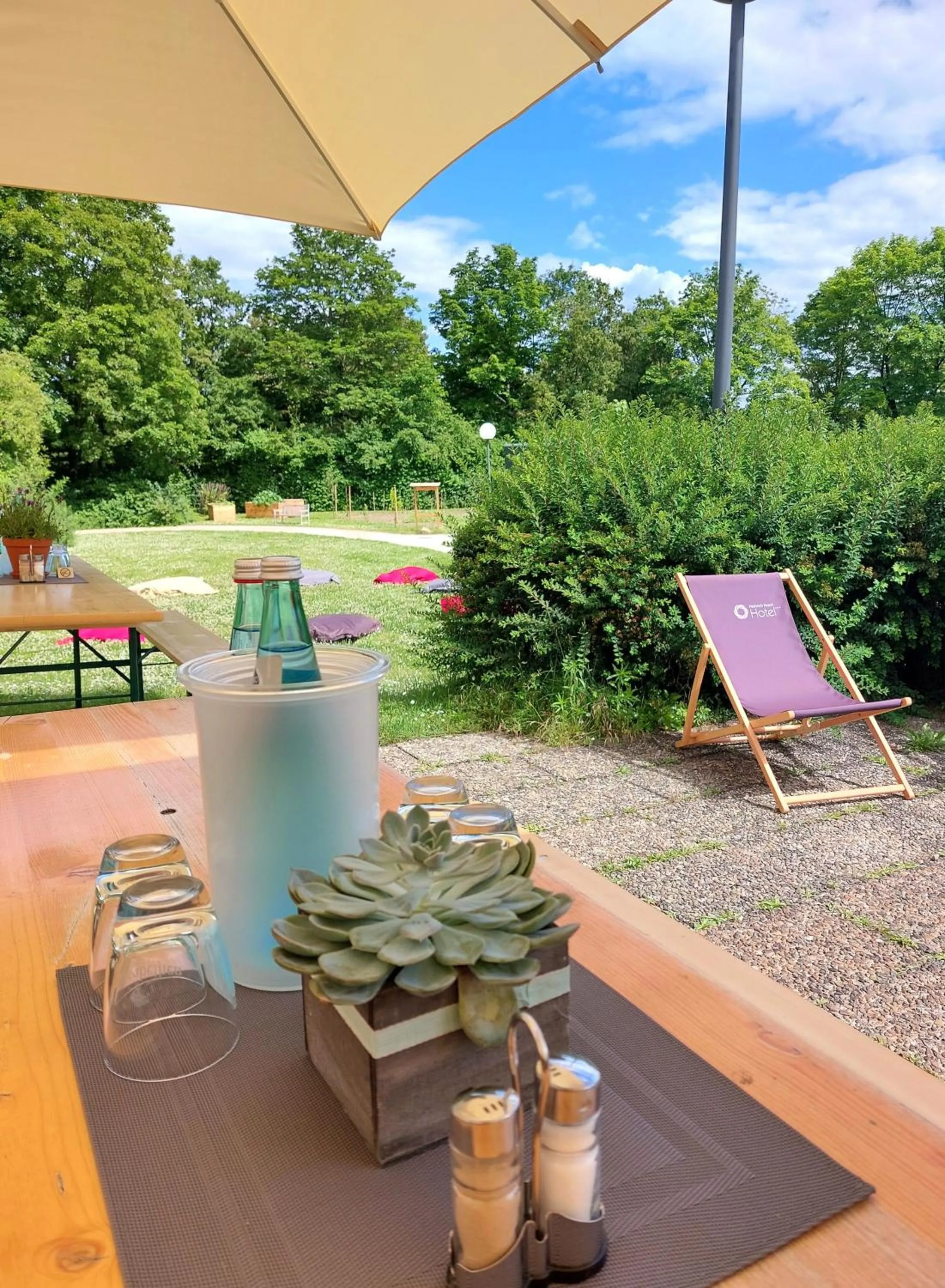 Patio in Heinrich Pesch Hotel