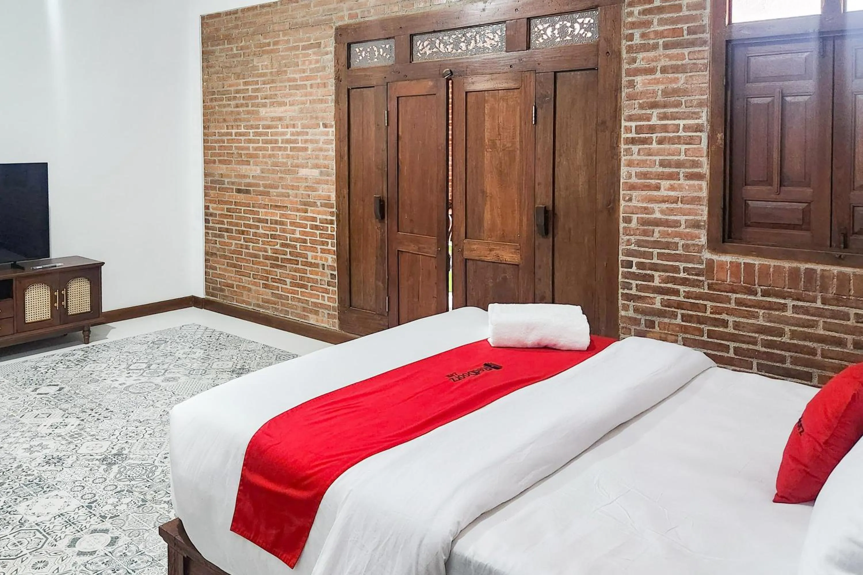 Bedroom, Bed in RedDoorz near Stasiun Sragen
