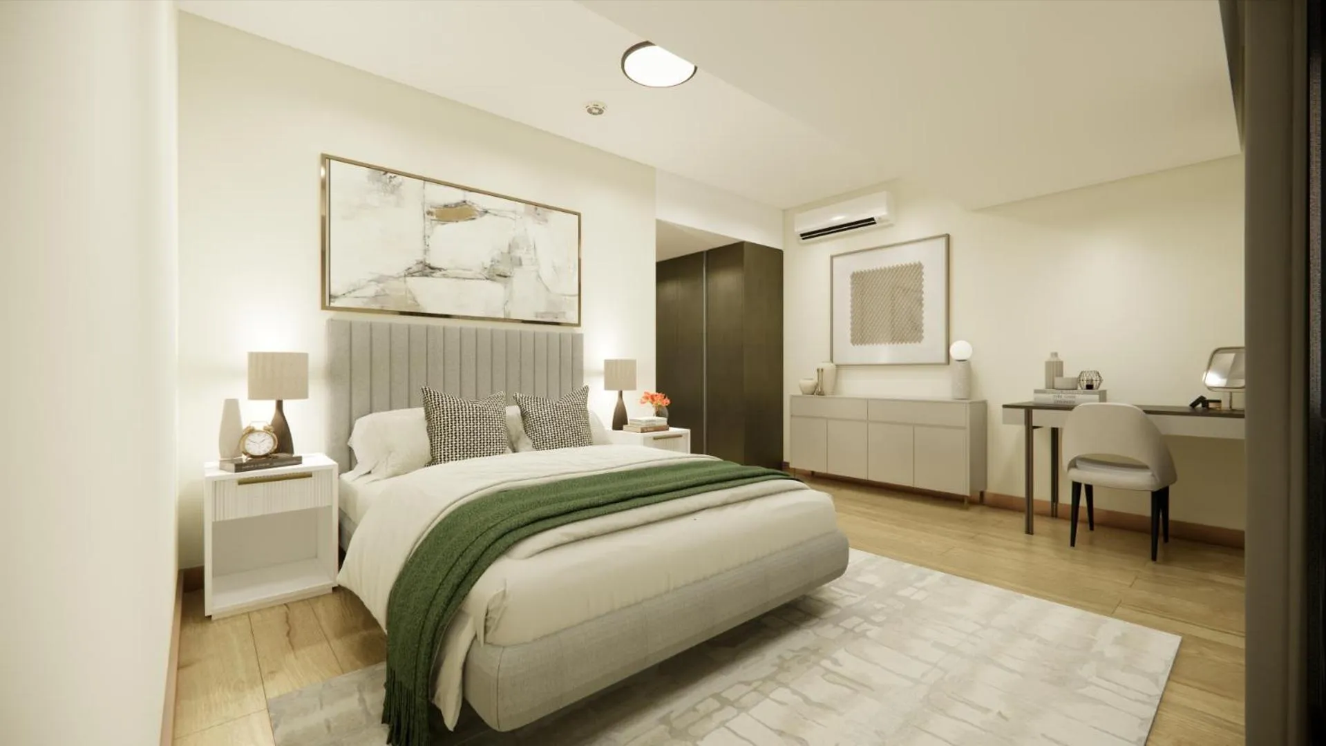 Bedroom, Bed in Savea Bay City Manila