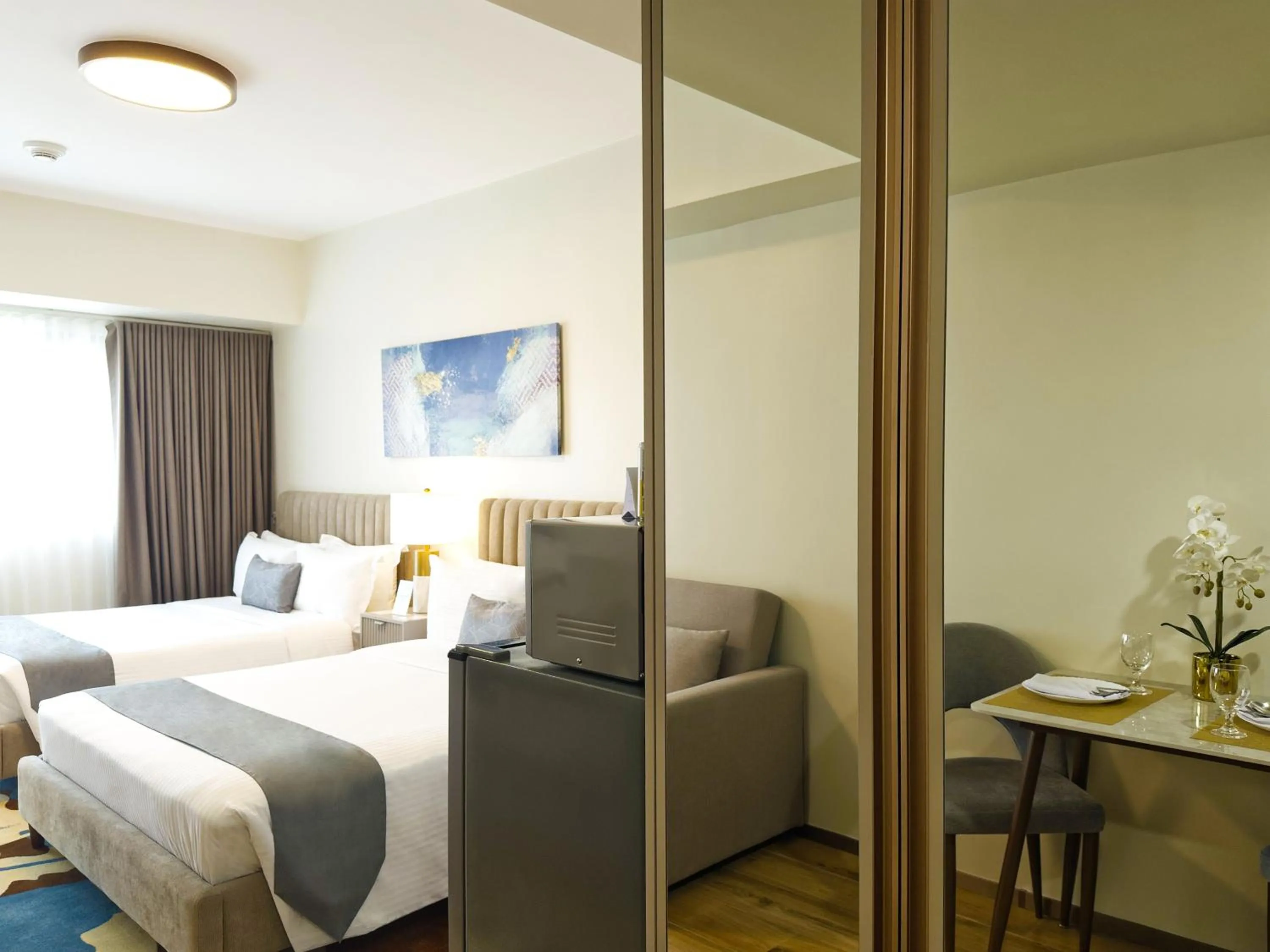 Bedroom, Bed in Savea Bay City Manila