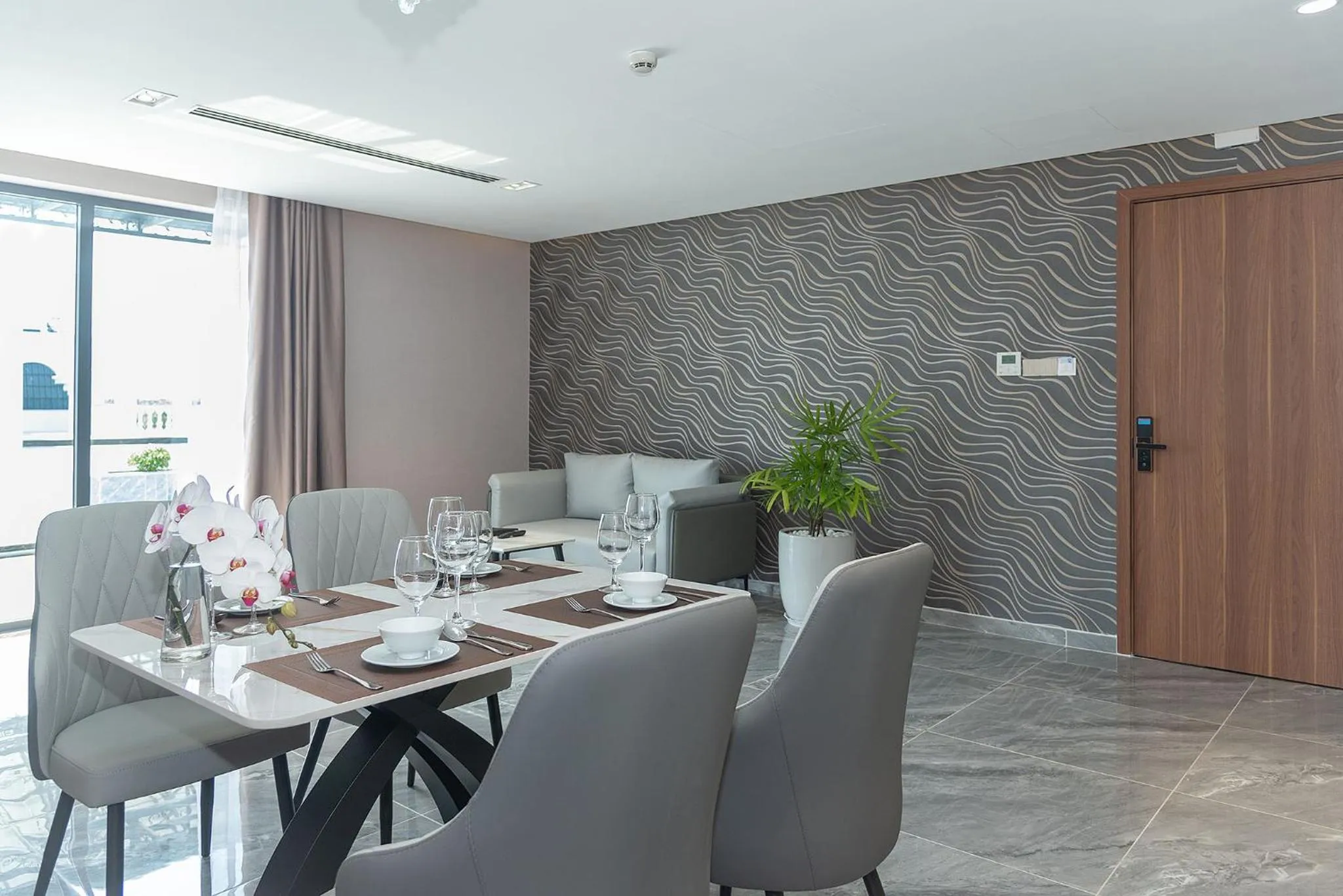 Living room in Bamboo Riverside Boutique Hotel