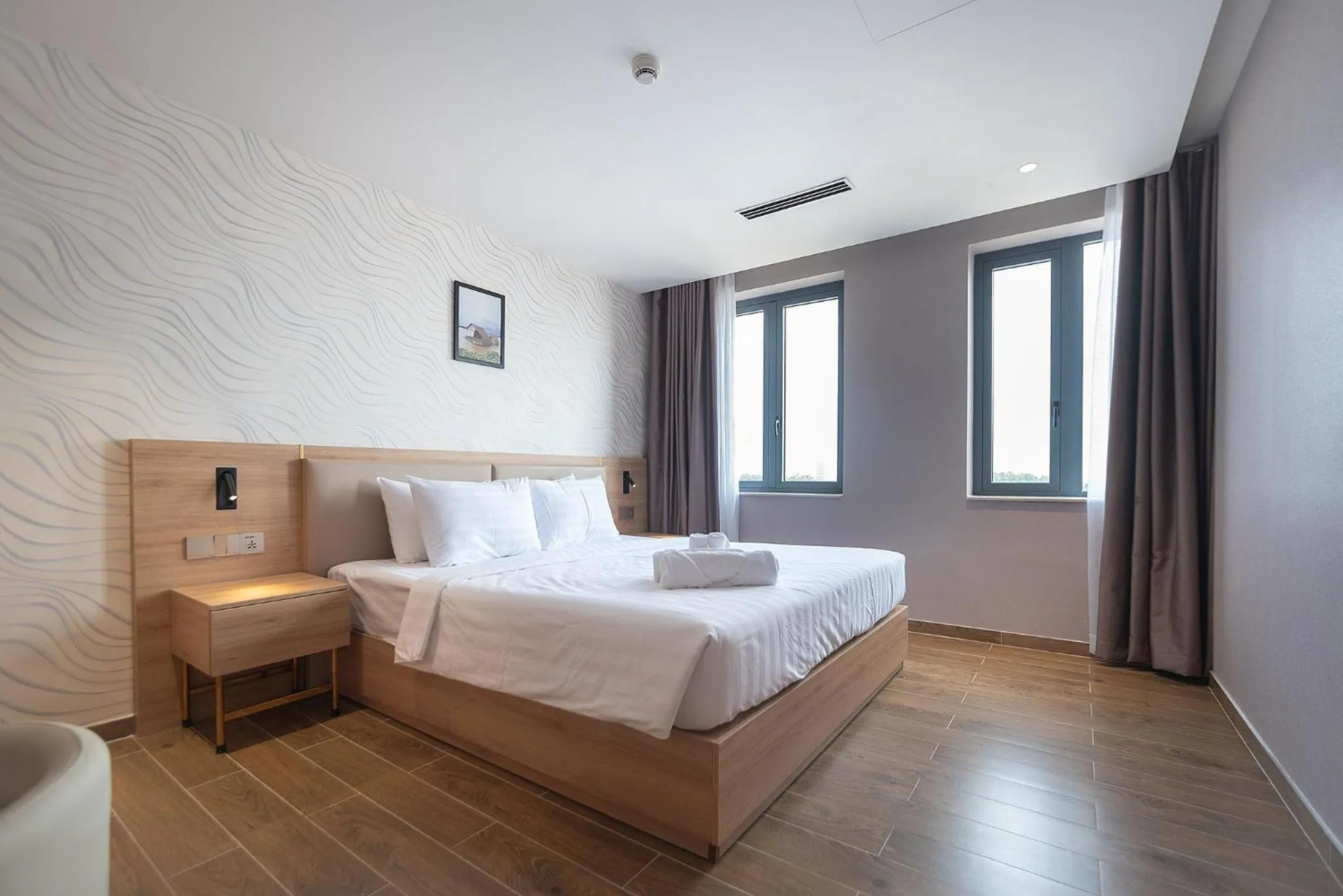 Bed in Bamboo Riverside Boutique Hotel