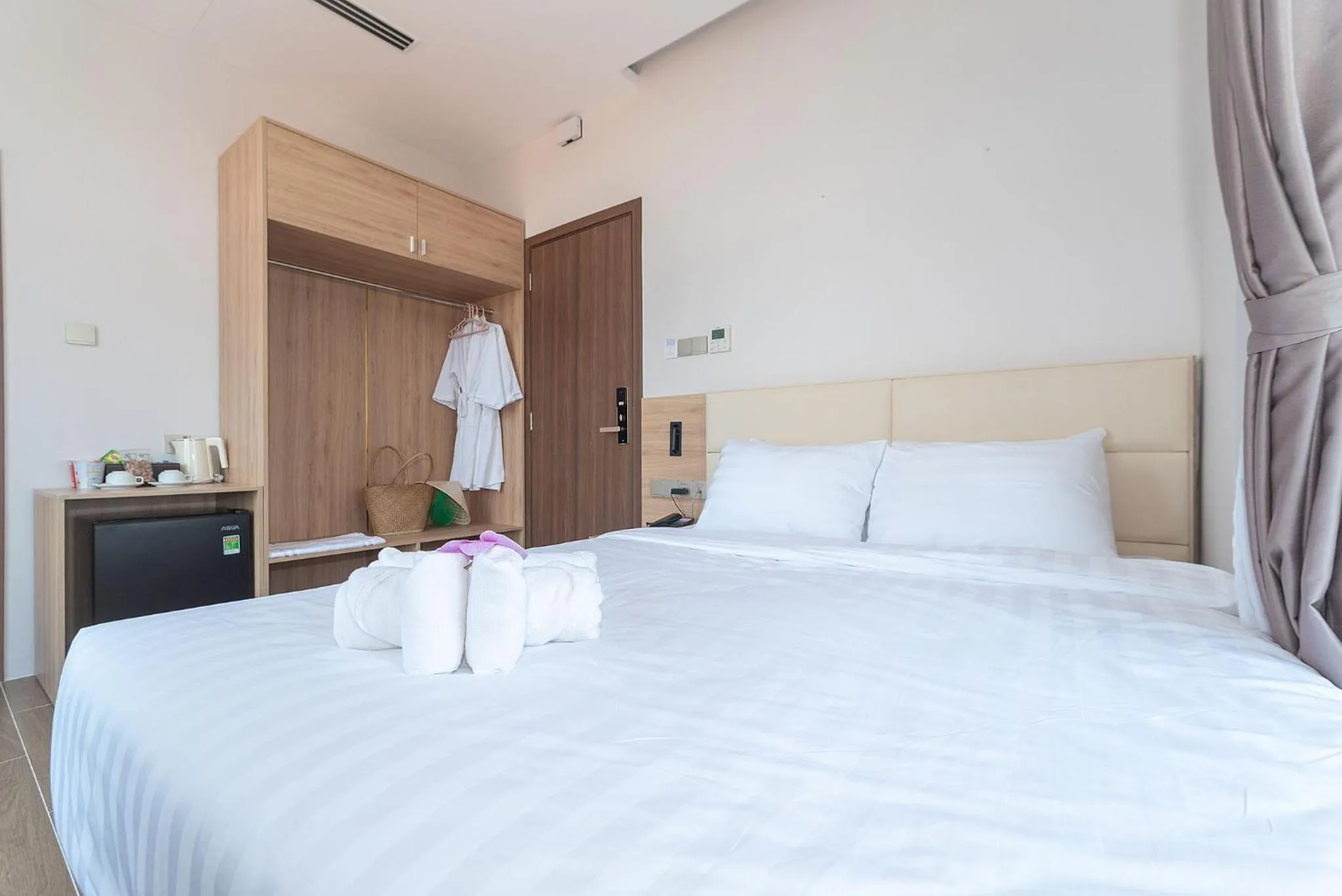 Bed in Bamboo Riverside Boutique Hotel