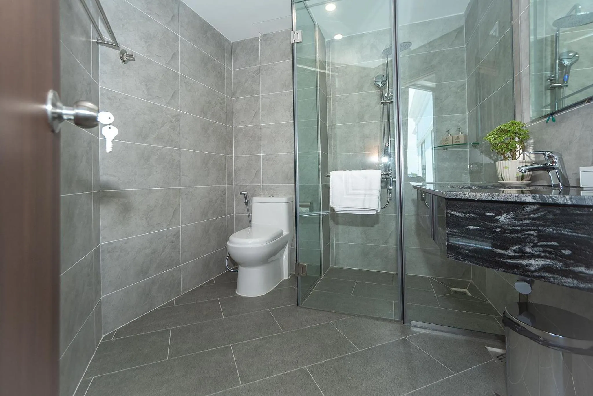 Bathroom in Bamboo Riverside Boutique Hotel