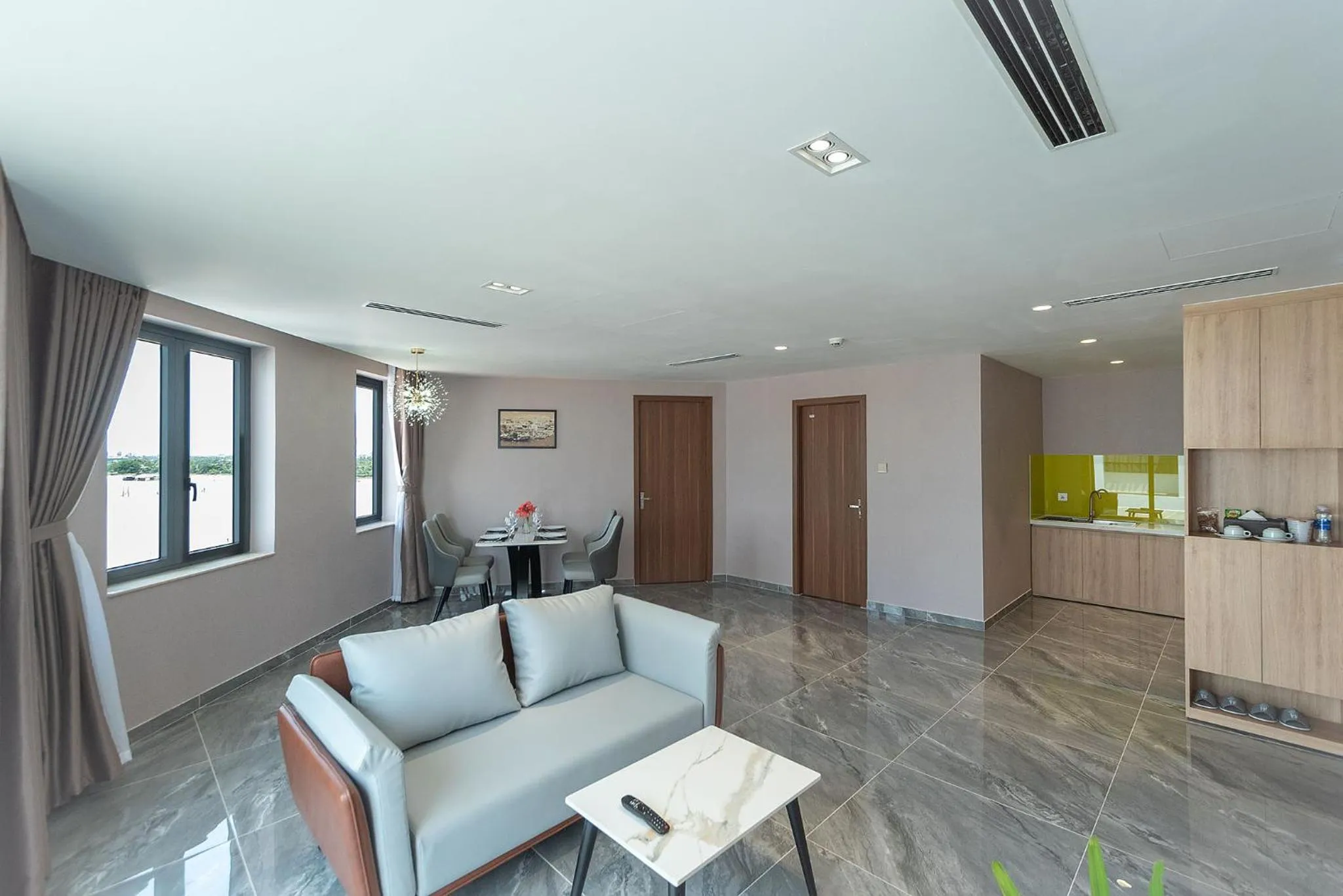 Living room in Bamboo Riverside Boutique Hotel