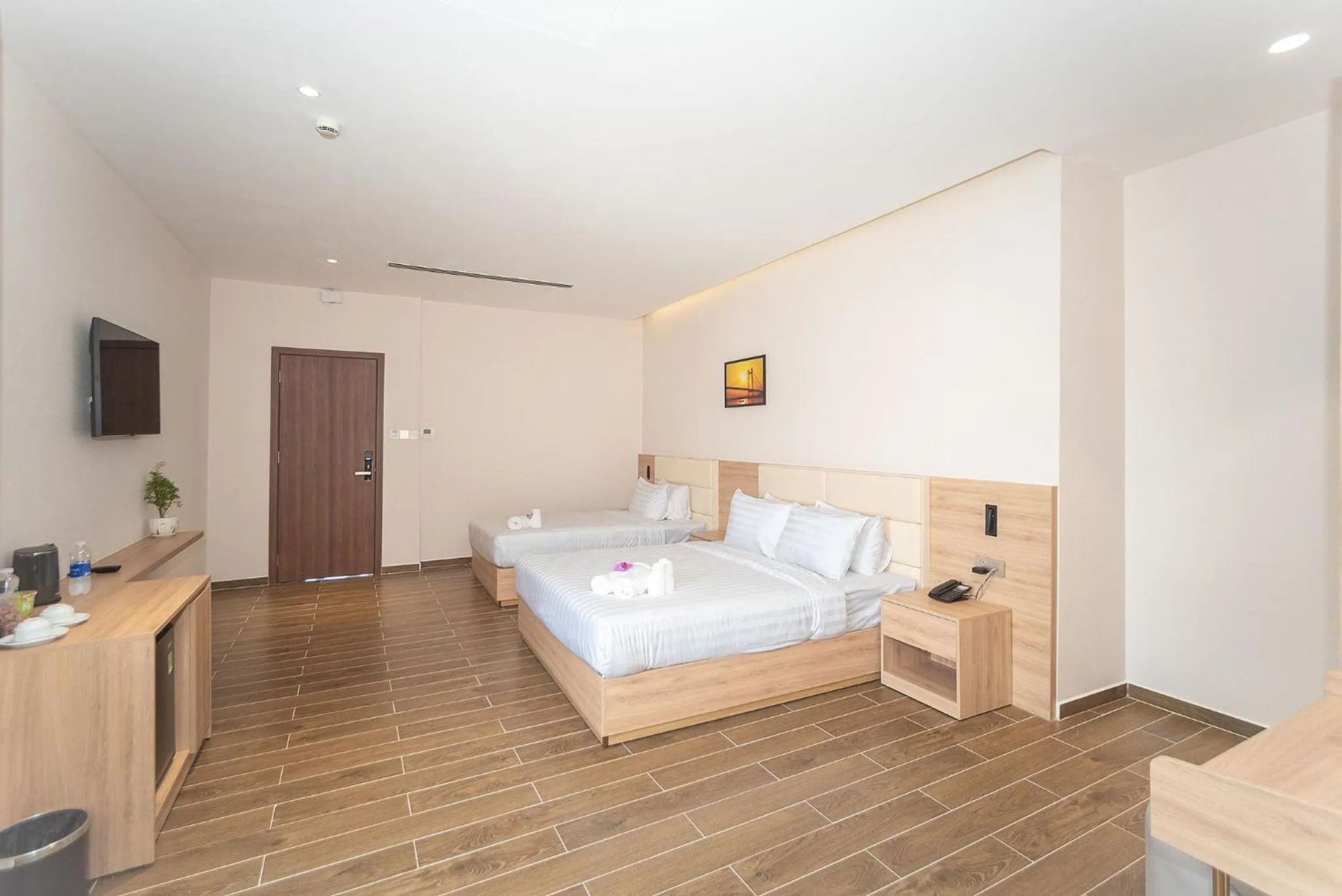 Bed in Bamboo Riverside Boutique Hotel