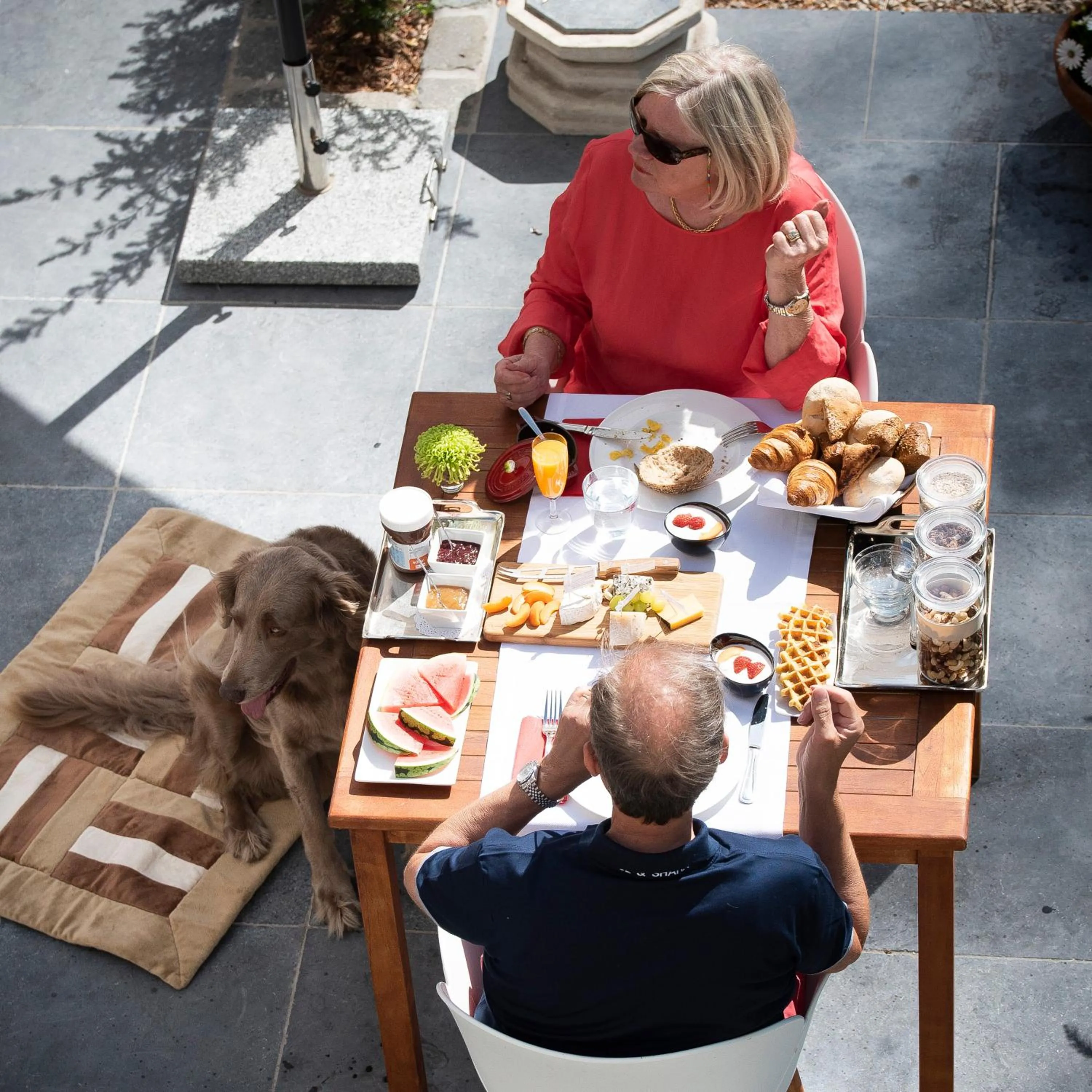 Balcony/Terrace in B&B Scheldekant