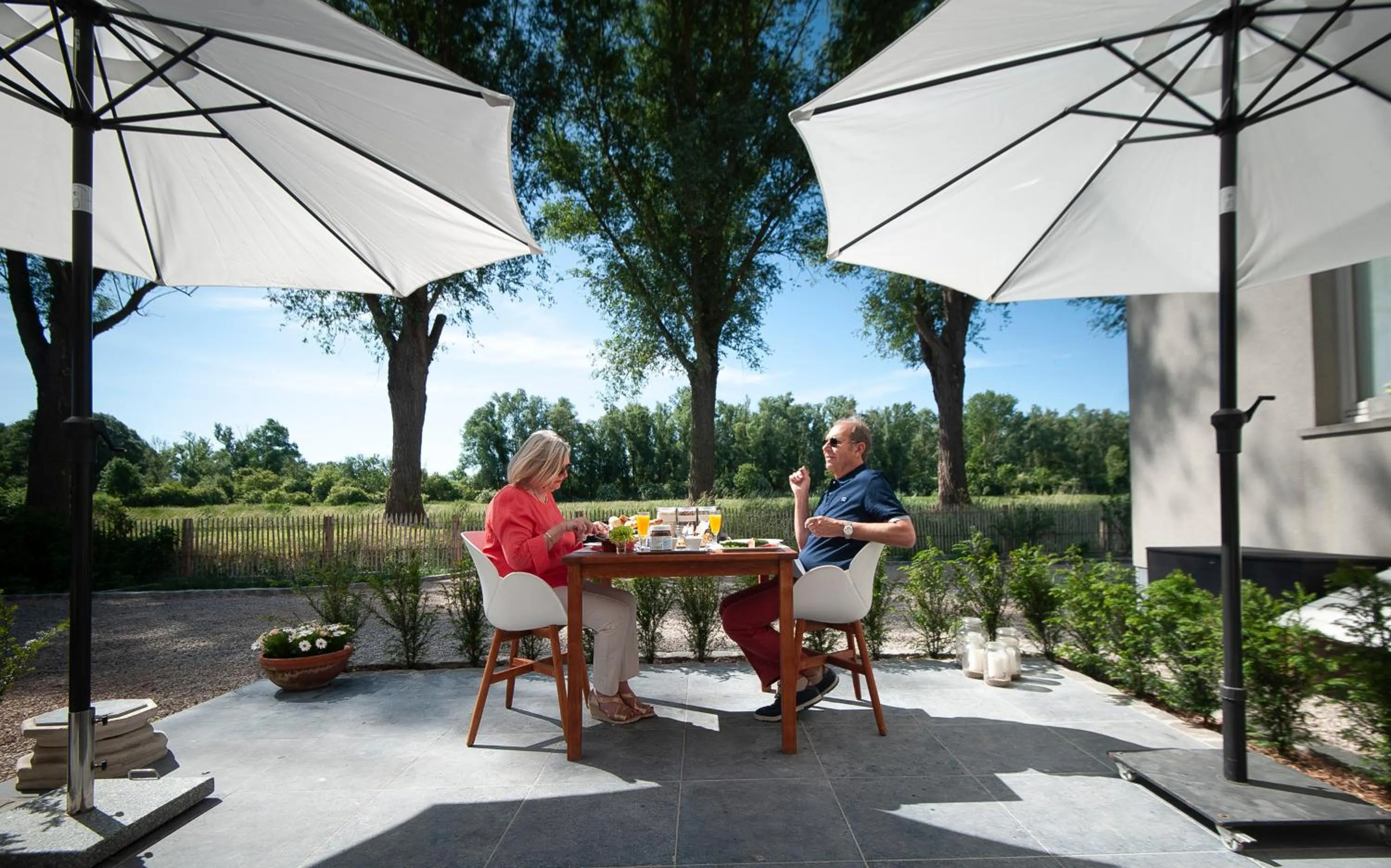 River view in B&B Scheldekant