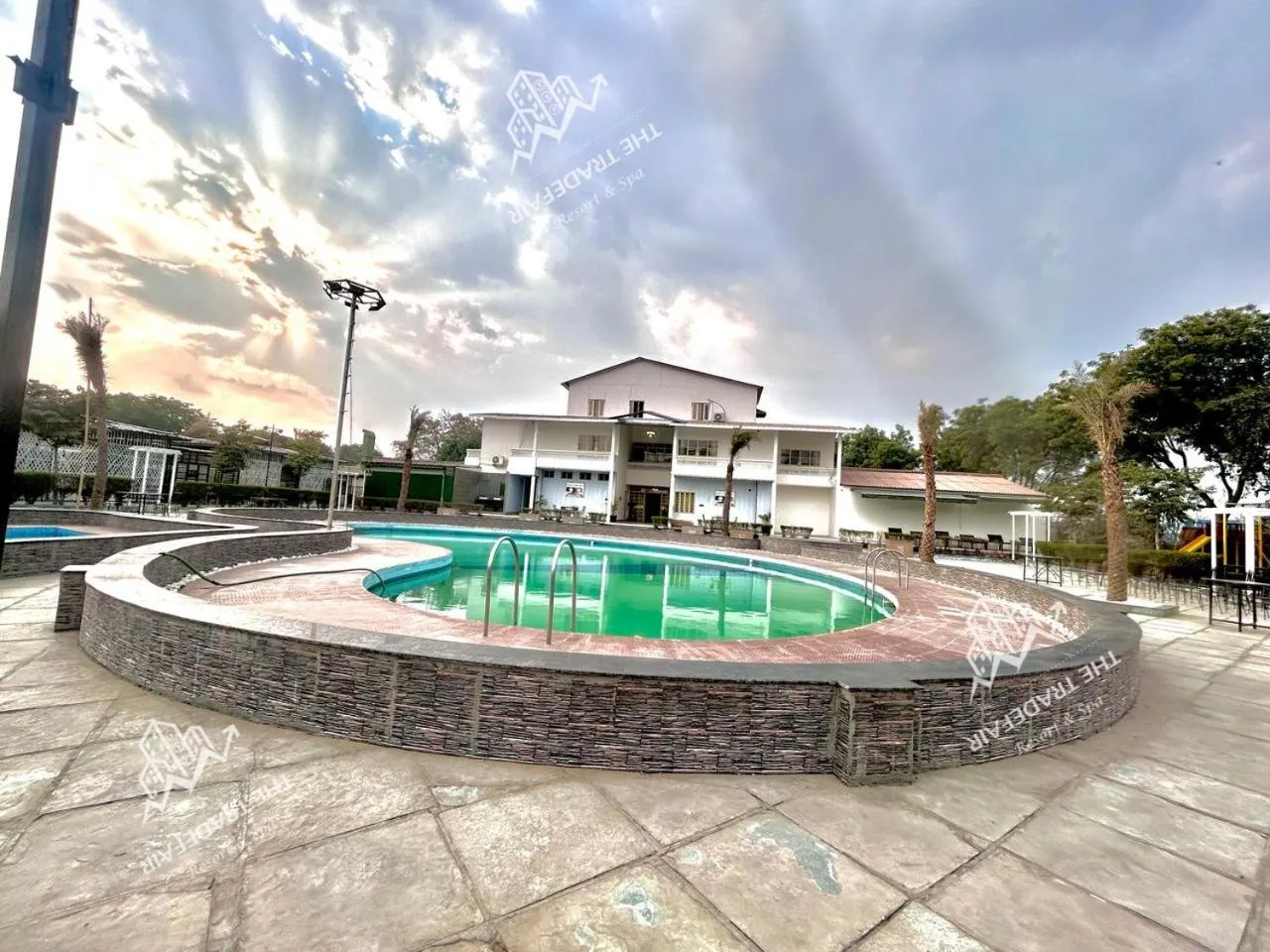 Swimming pool in THE TRADEFAIR - RESORT AND SPA, Jaipur
