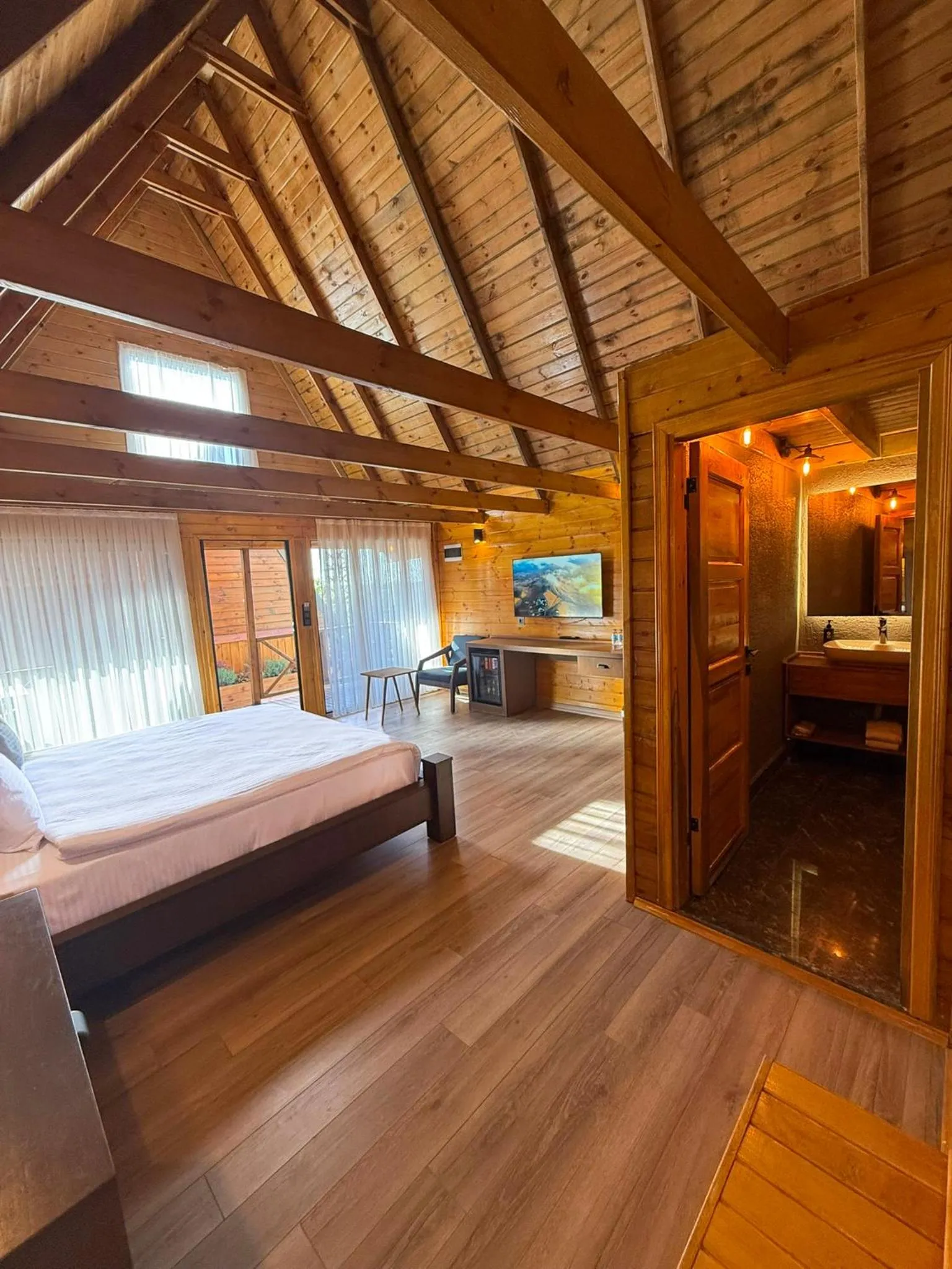 Bed in Navy Inn & Bungalows