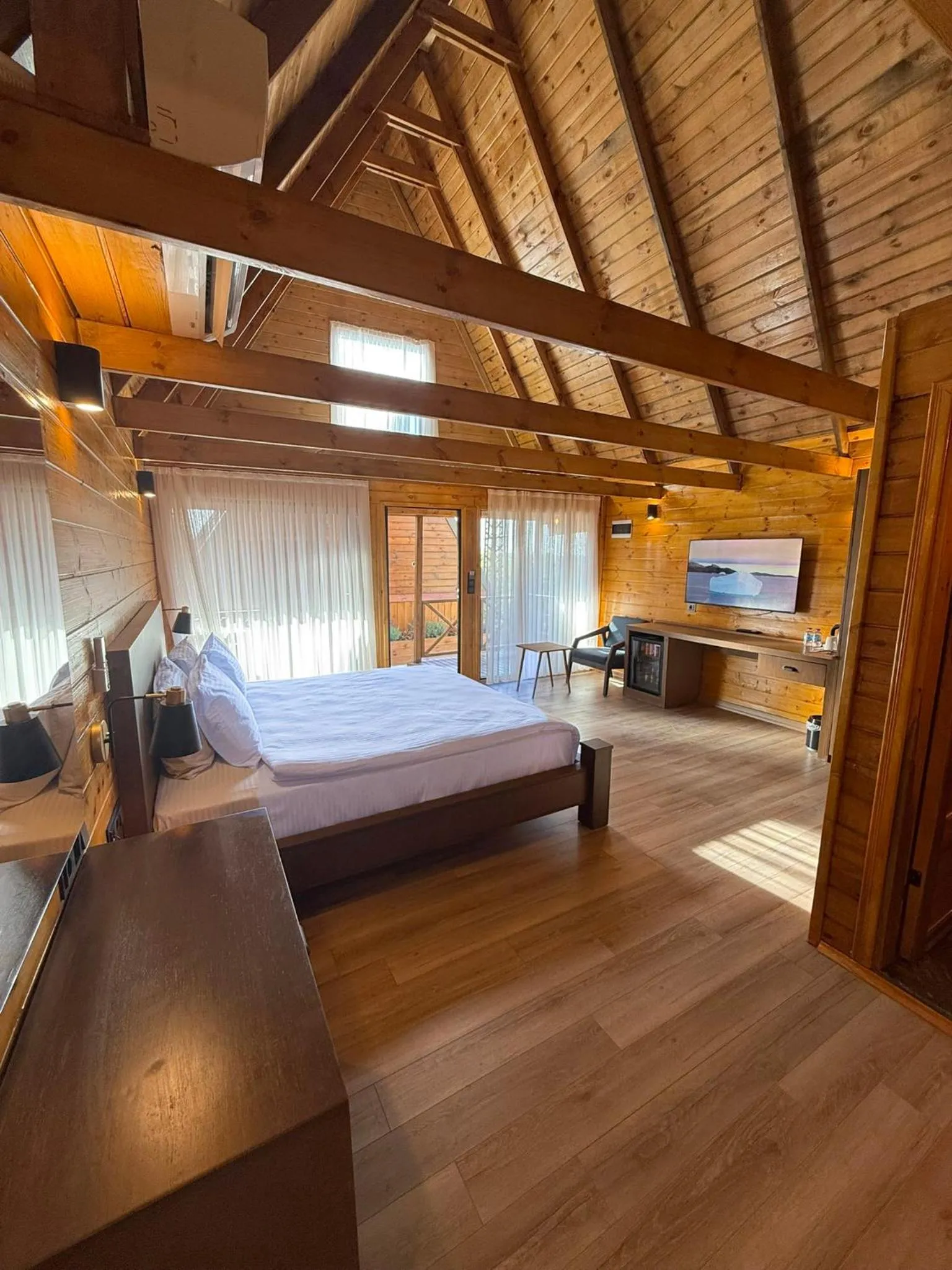 Bed in Navy Inn & Bungalows