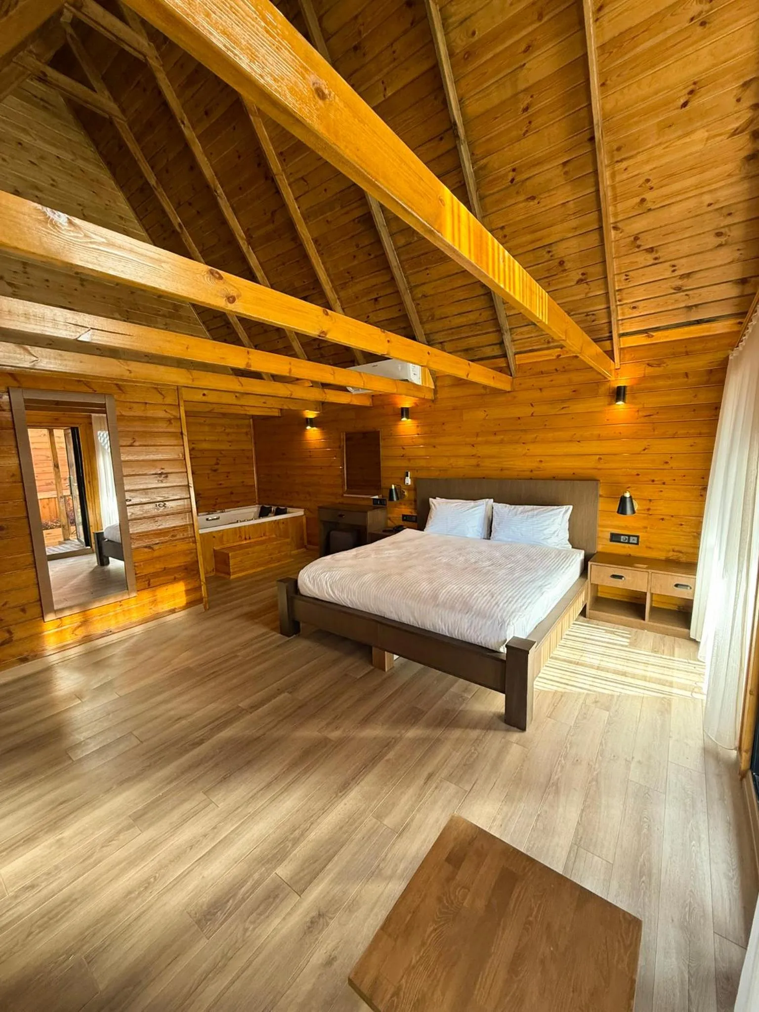 Bed in Navy Inn & Bungalows