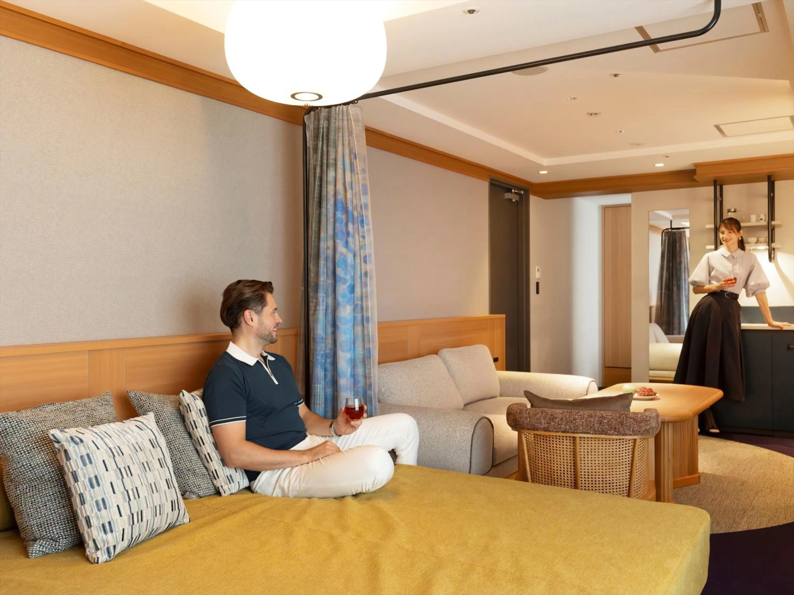 Living room in HANARE by Tokyu Stay Kyoto Sanjo