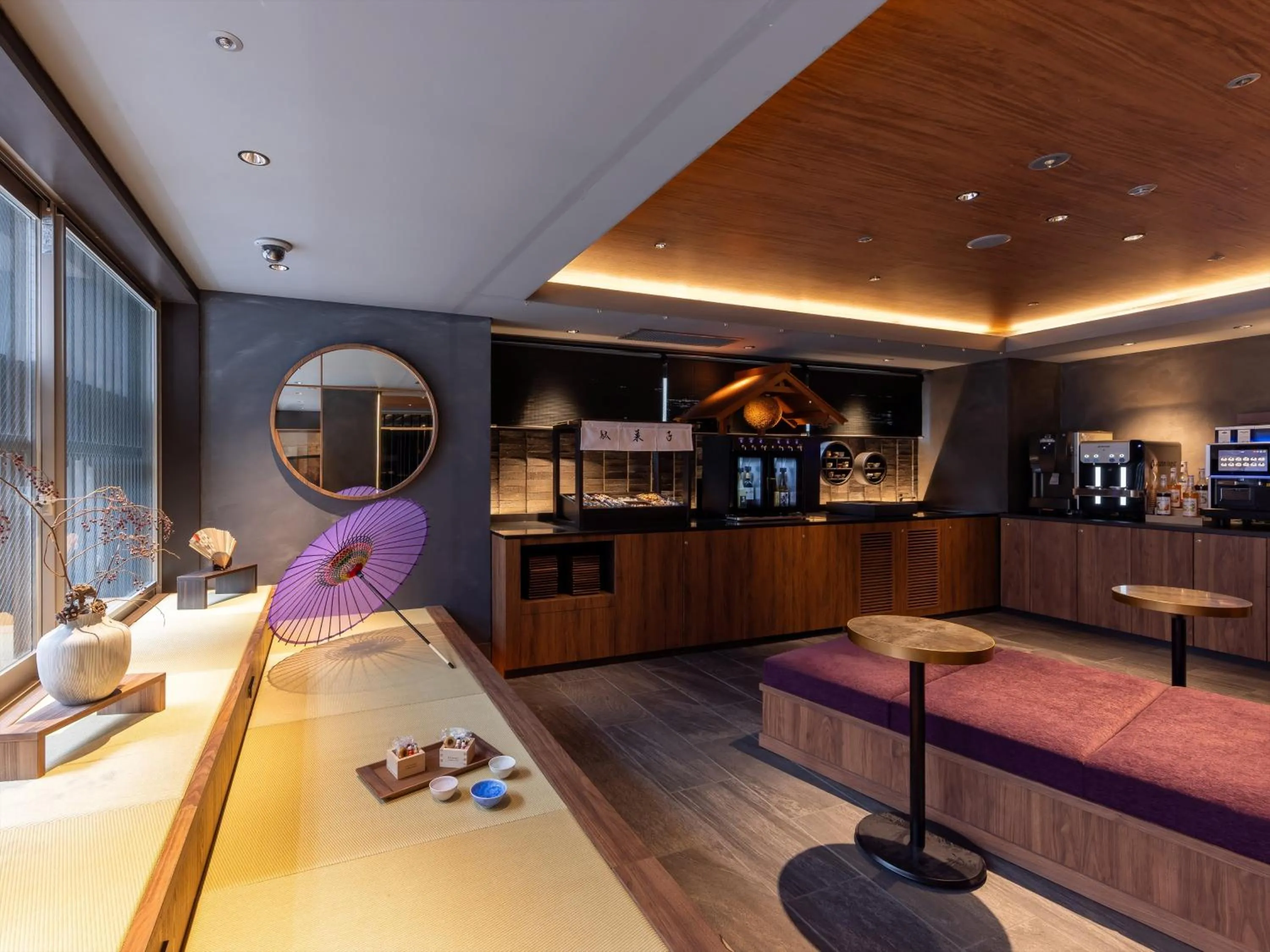 Communal lounge/ TV room in HANARE by Tokyu Stay Kyoto Sanjo