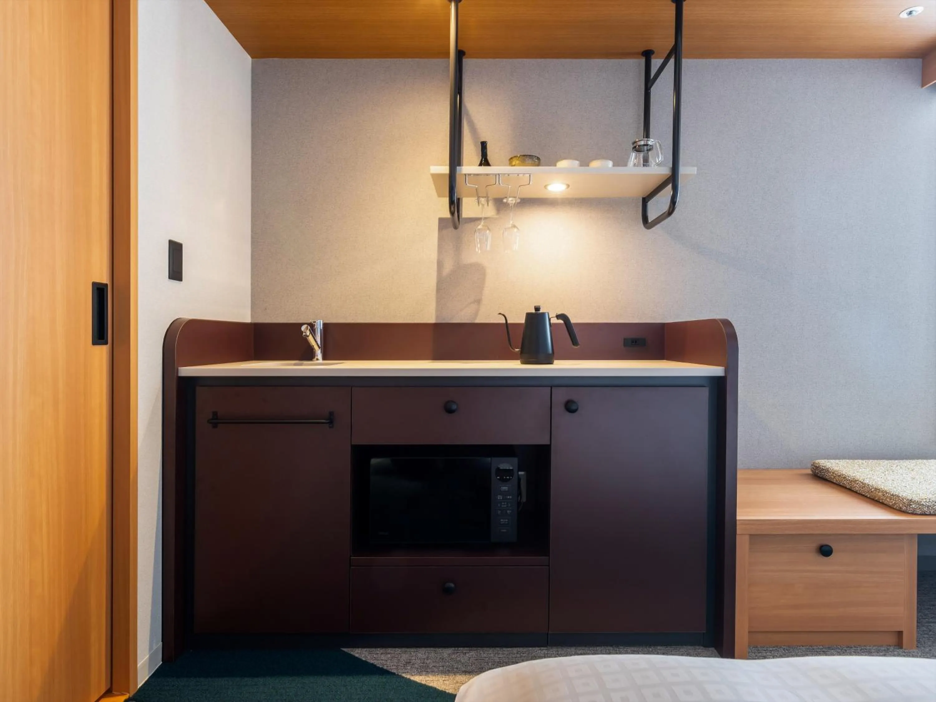 Kitchen or kitchenette in HANARE by Tokyu Stay Kyoto Sanjo