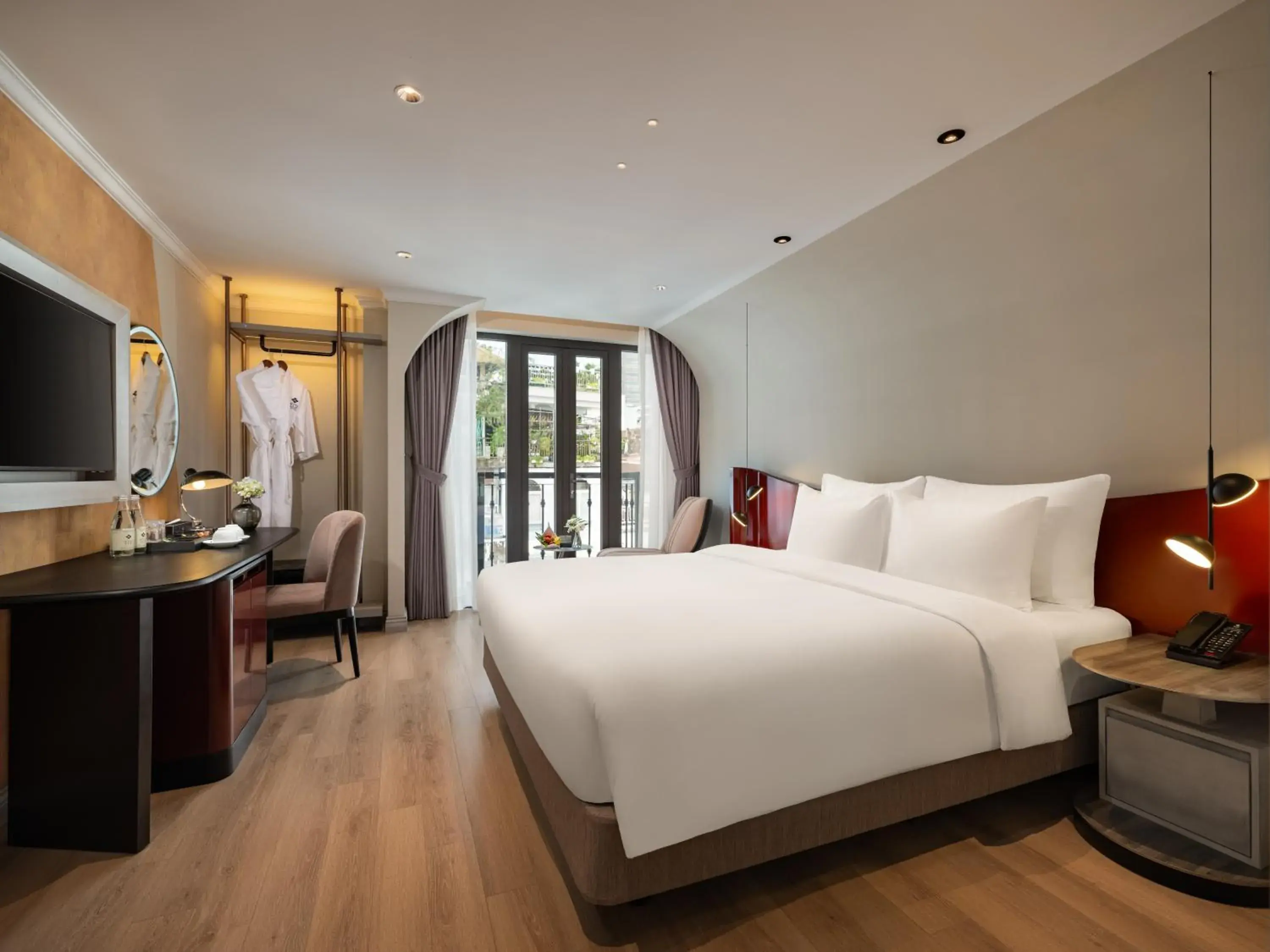 Junior Suite Juliet Balcony Double or Twin in GRAND HOTEL du LAC Boutique Saigon Junior Suite Juliet Balcony Double or Twin in GRAND HOTEL du LAC Boutique Saigon