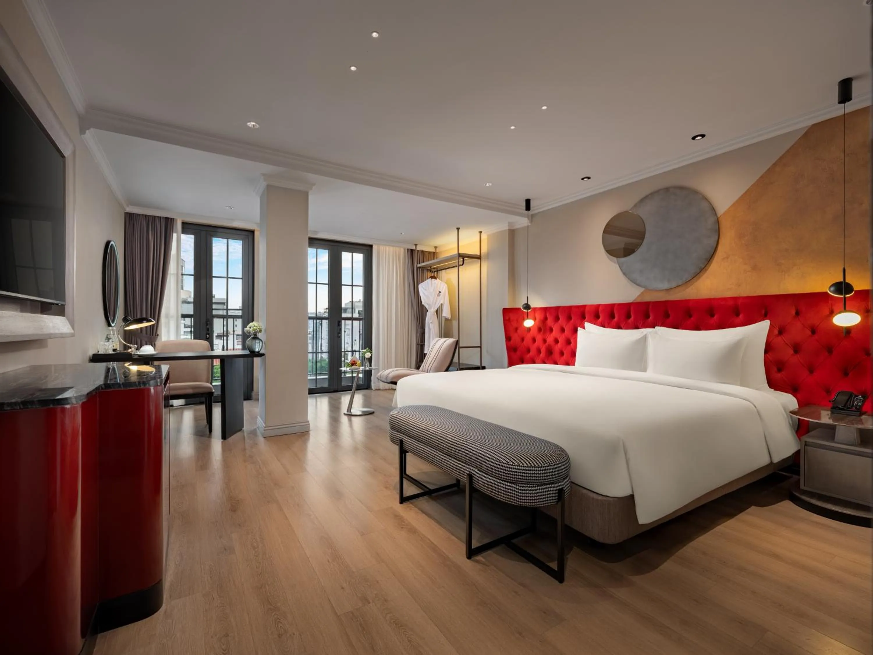 Bed in GRAND HOTEL du LAC Boutique Saigon