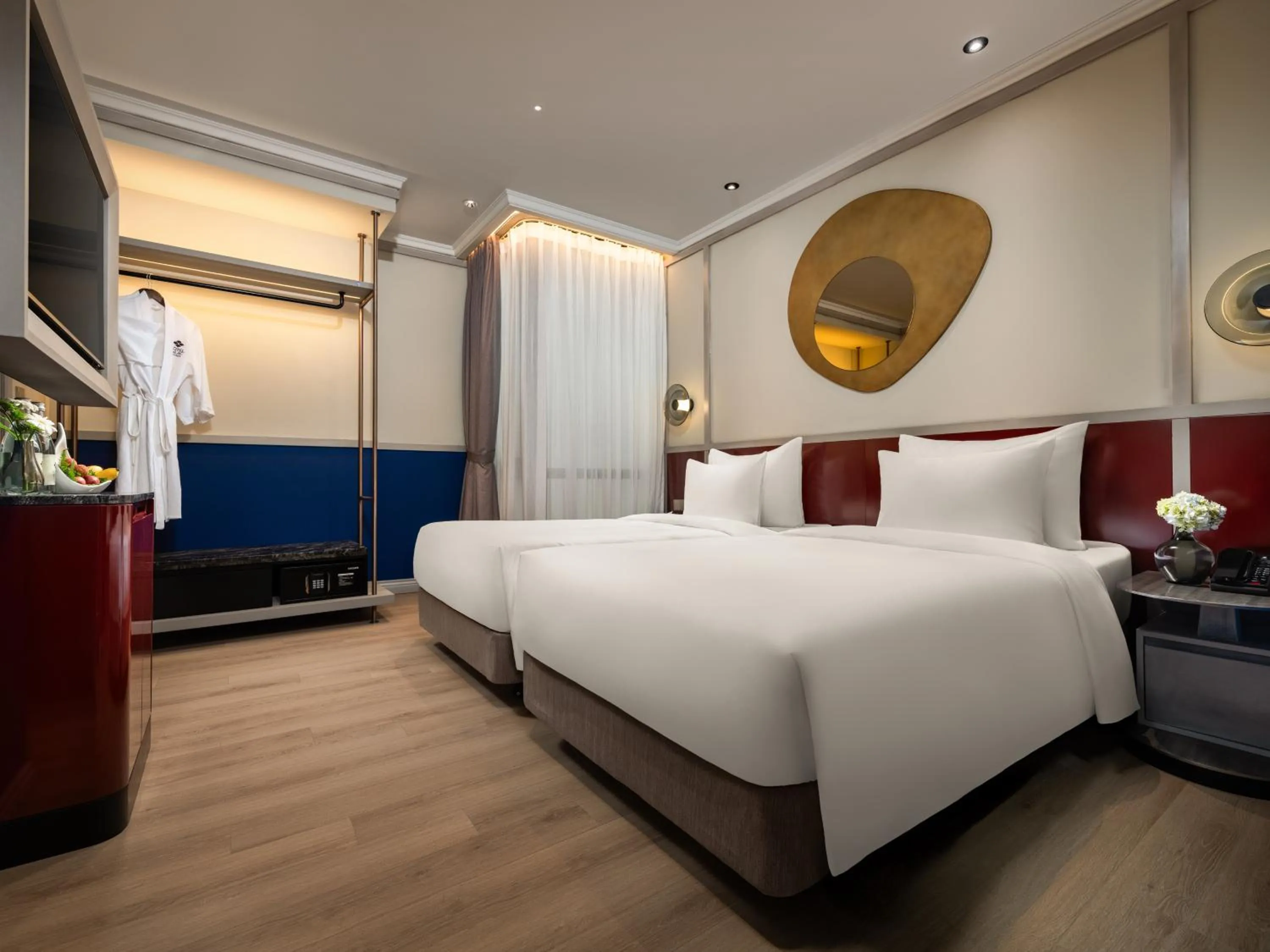 Bed in GRAND HOTEL du LAC Boutique Saigon