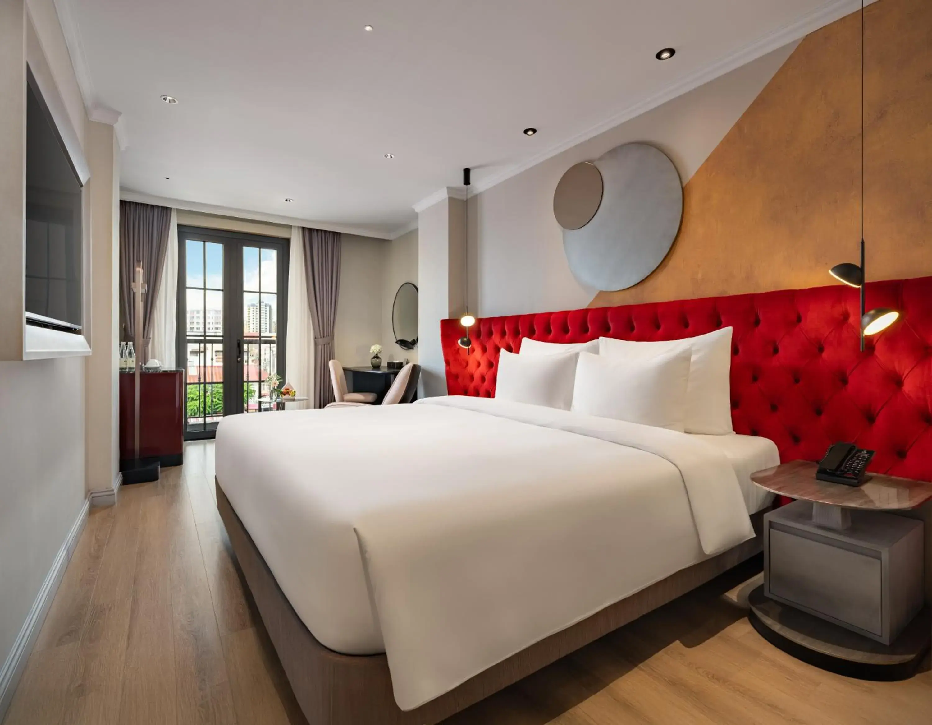 Premier Suite Standing Balcony in GRAND HOTEL du LAC Boutique Saigon Premier Suite Standing Balcony in GRAND HOTEL du LAC Boutique Saigon