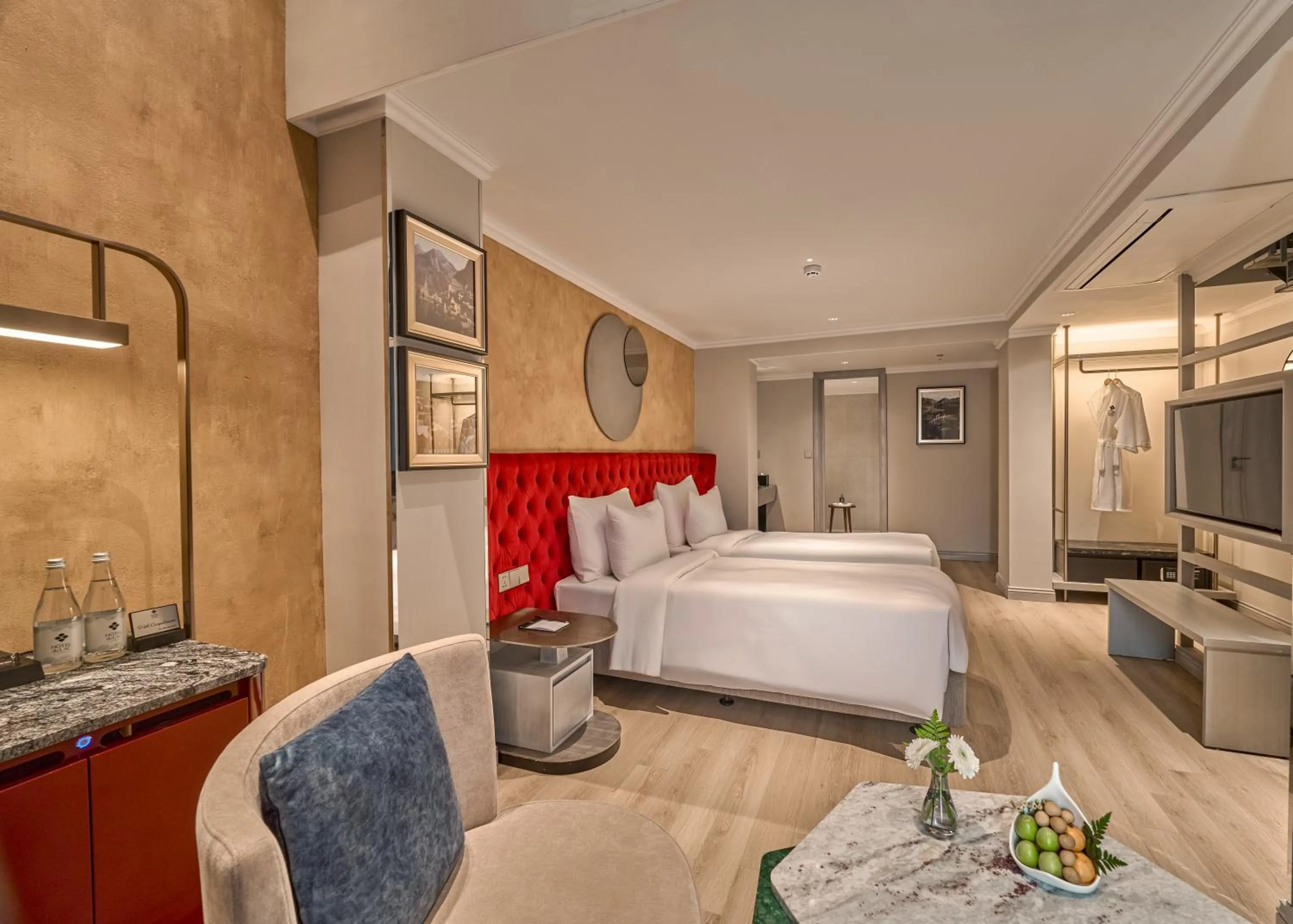 Photo of the whole room, Bed in GRAND HOTEL du LAC Boutique Saigon