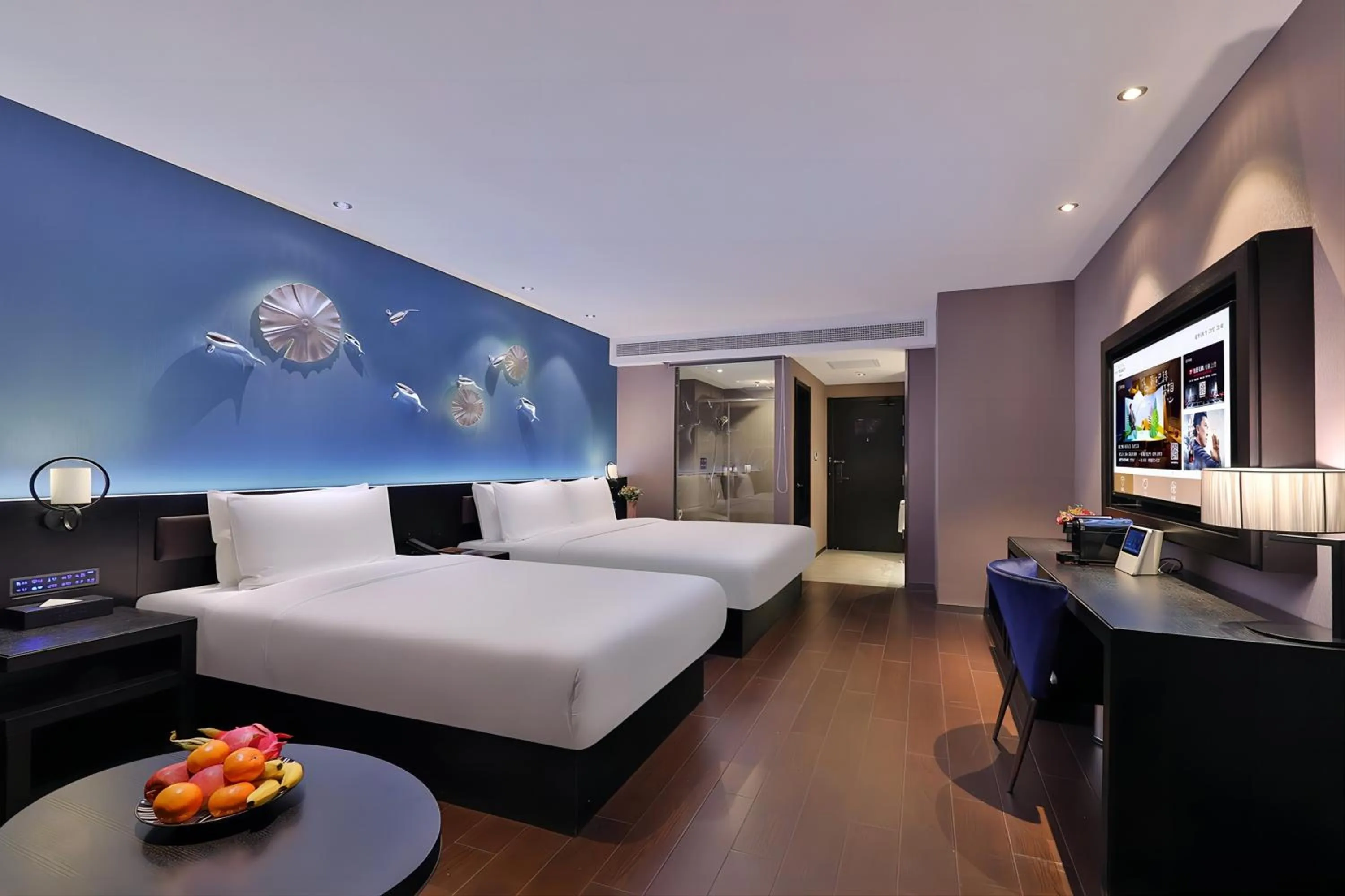 Photo of the whole room, Bed in Crystal Orange Hotel Shanghai University Dachang