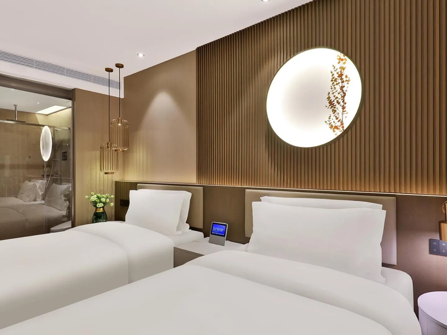 Bed in Crystal Orange Hotel Shanghai Hongqiao Jinhui Road