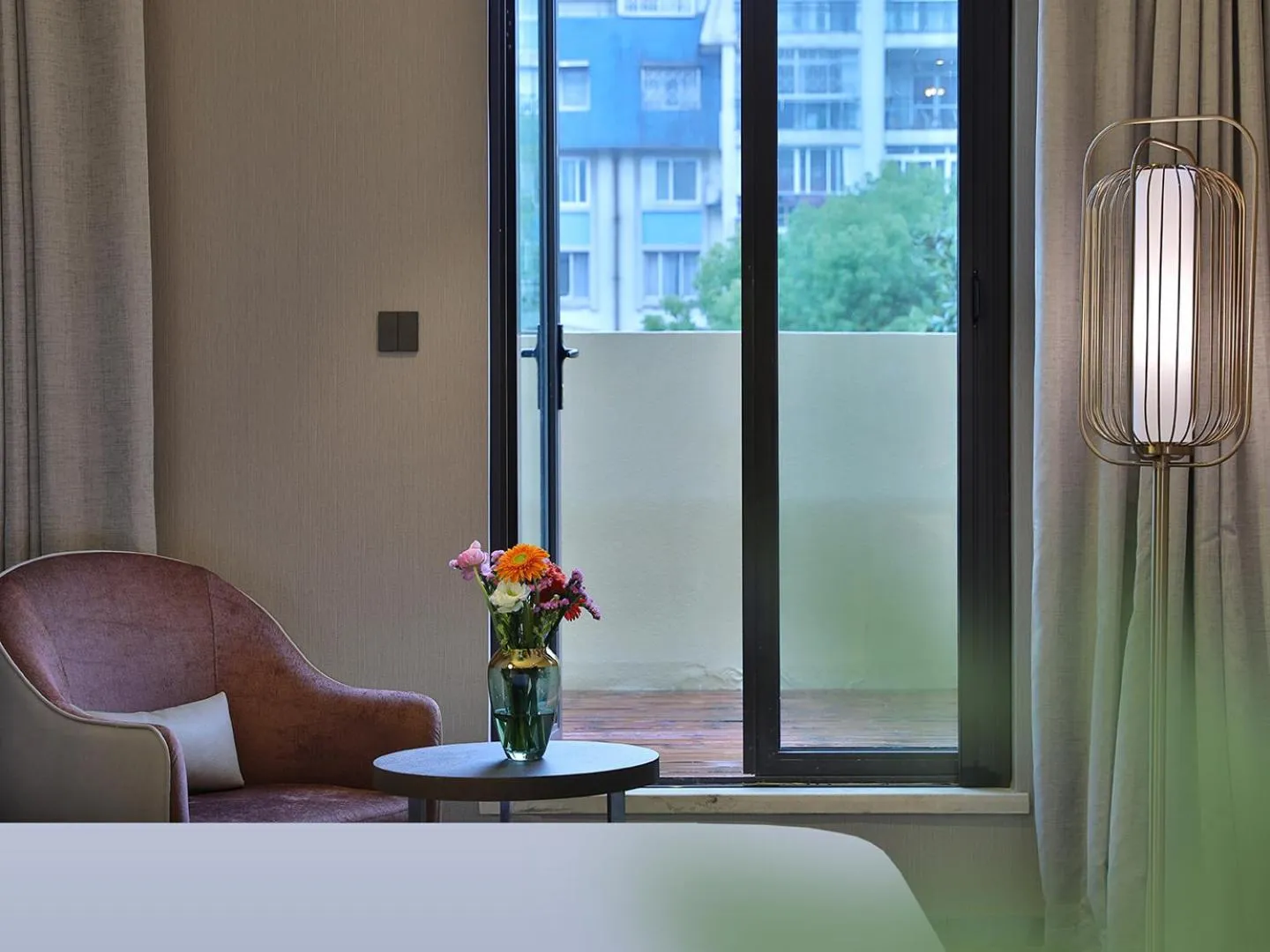 Bed in Crystal Orange Hotel Shanghai Hongqiao Jinhui Road