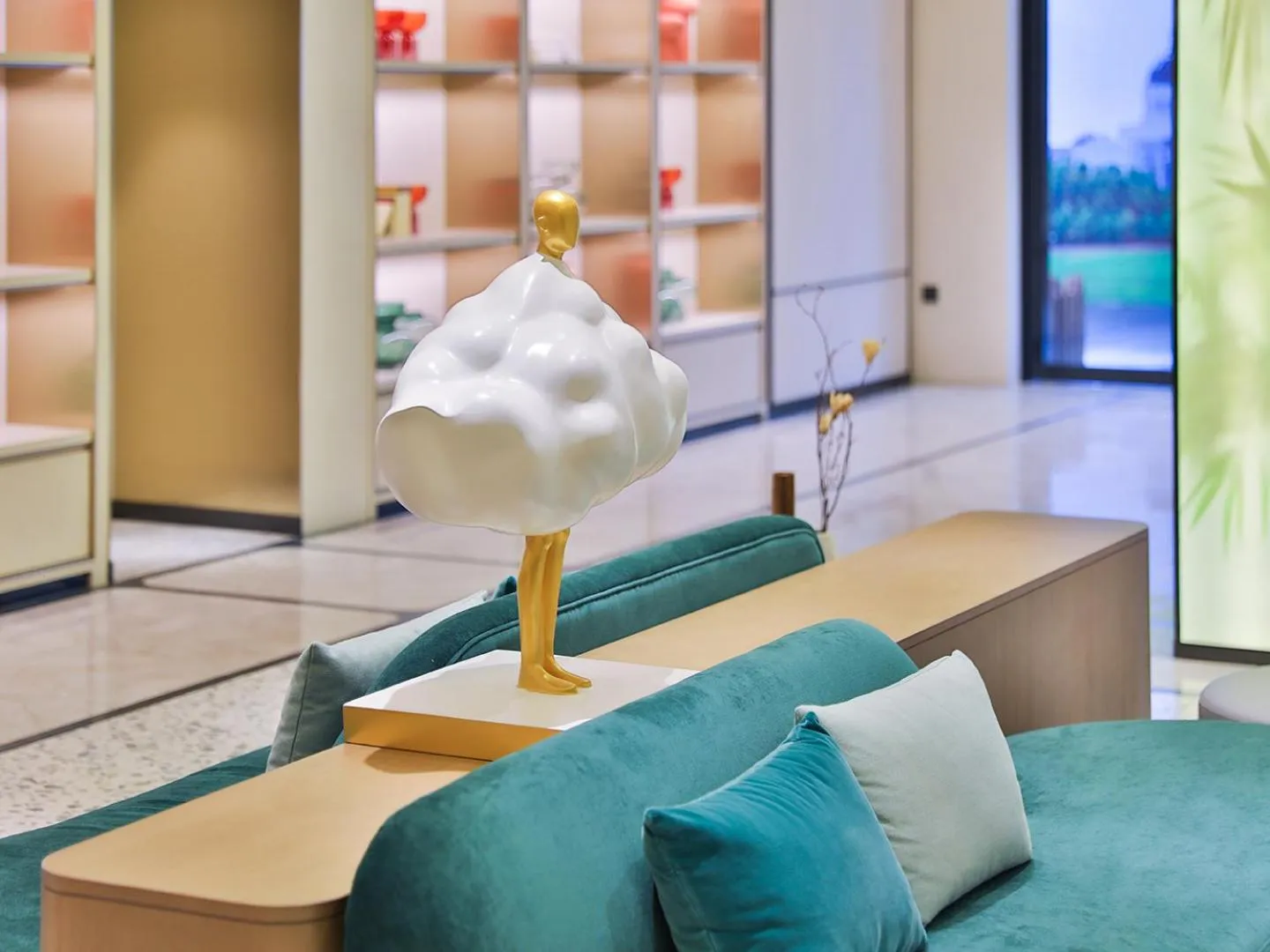 Seating area in Crystal Orange Hotel Shanghai Hongqiao Jinhui Road