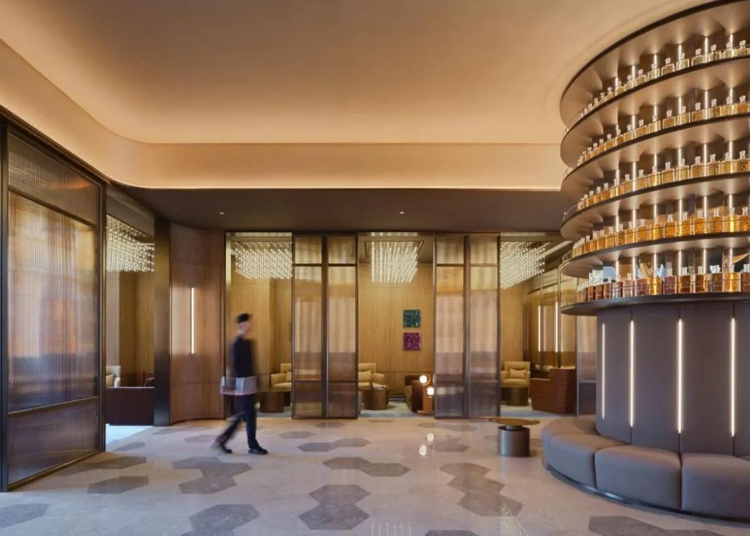 Lobby or reception in Shanghai Changfeng Business District Orange Crystal Hotel