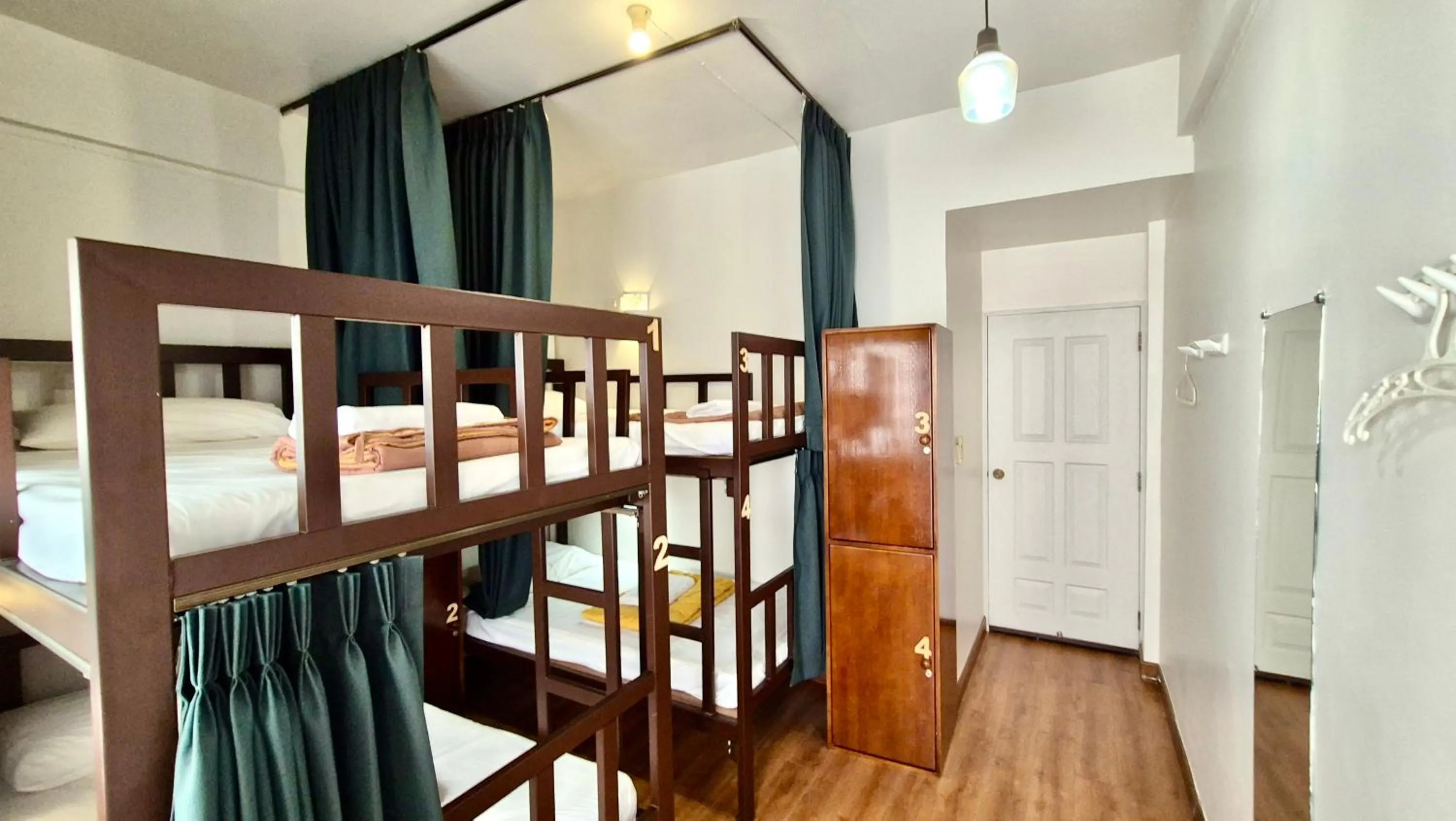 Property building, Bed in Les Fleurs Bangkok Hostel