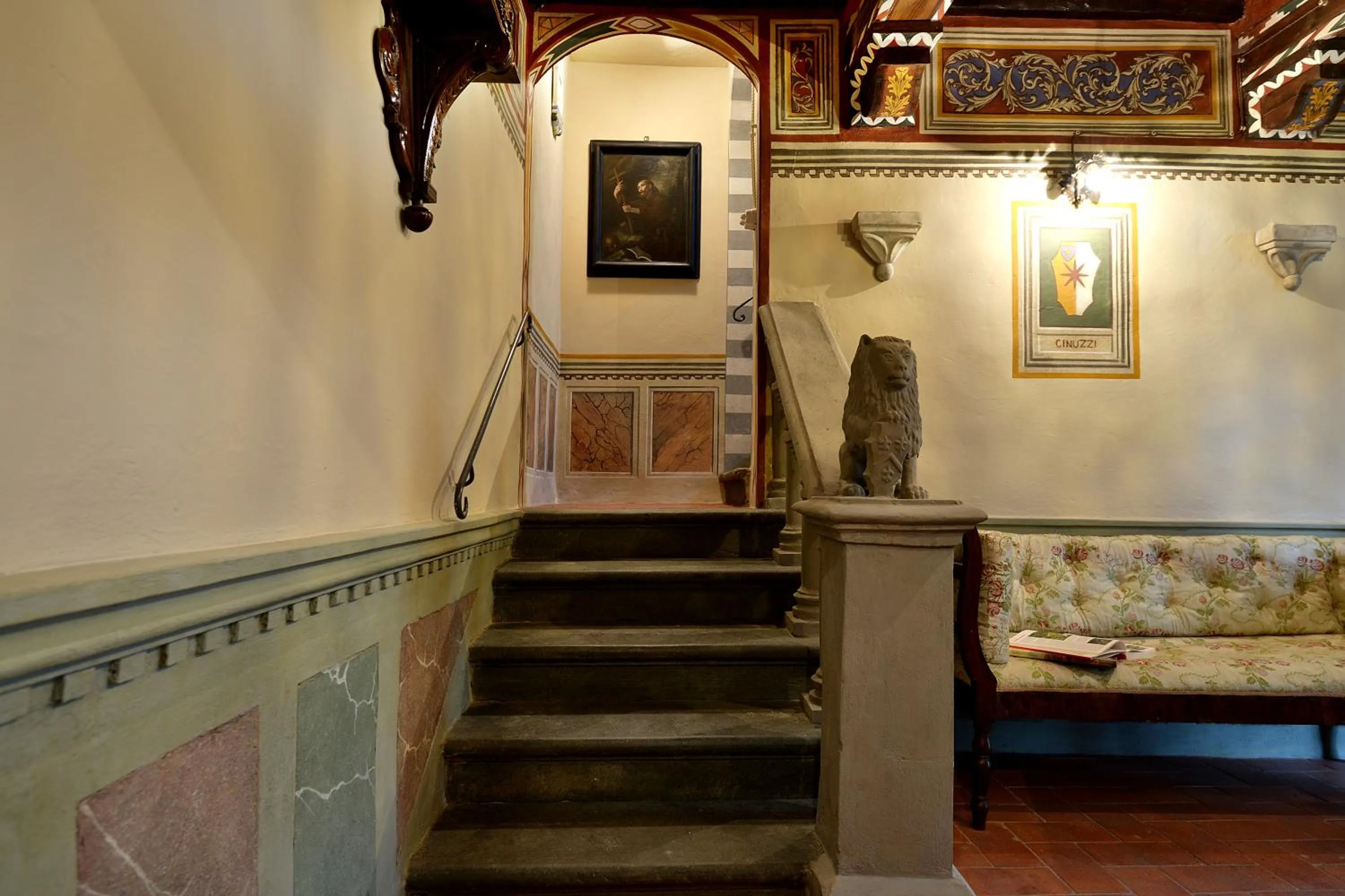 Decorative detail in Castellinuzza