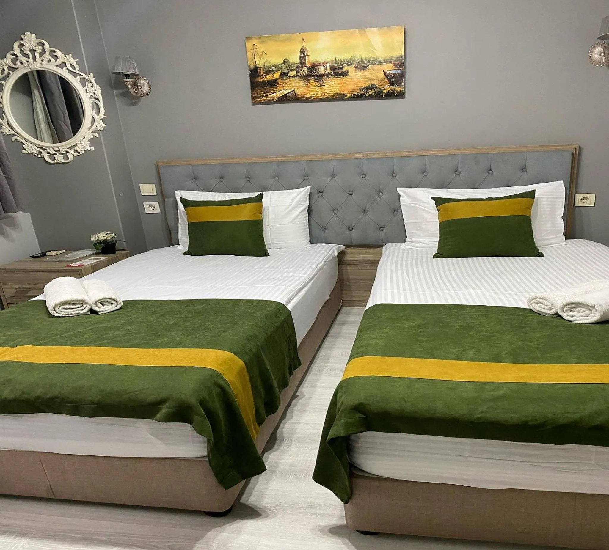 Bed in Unique Suite Hotel