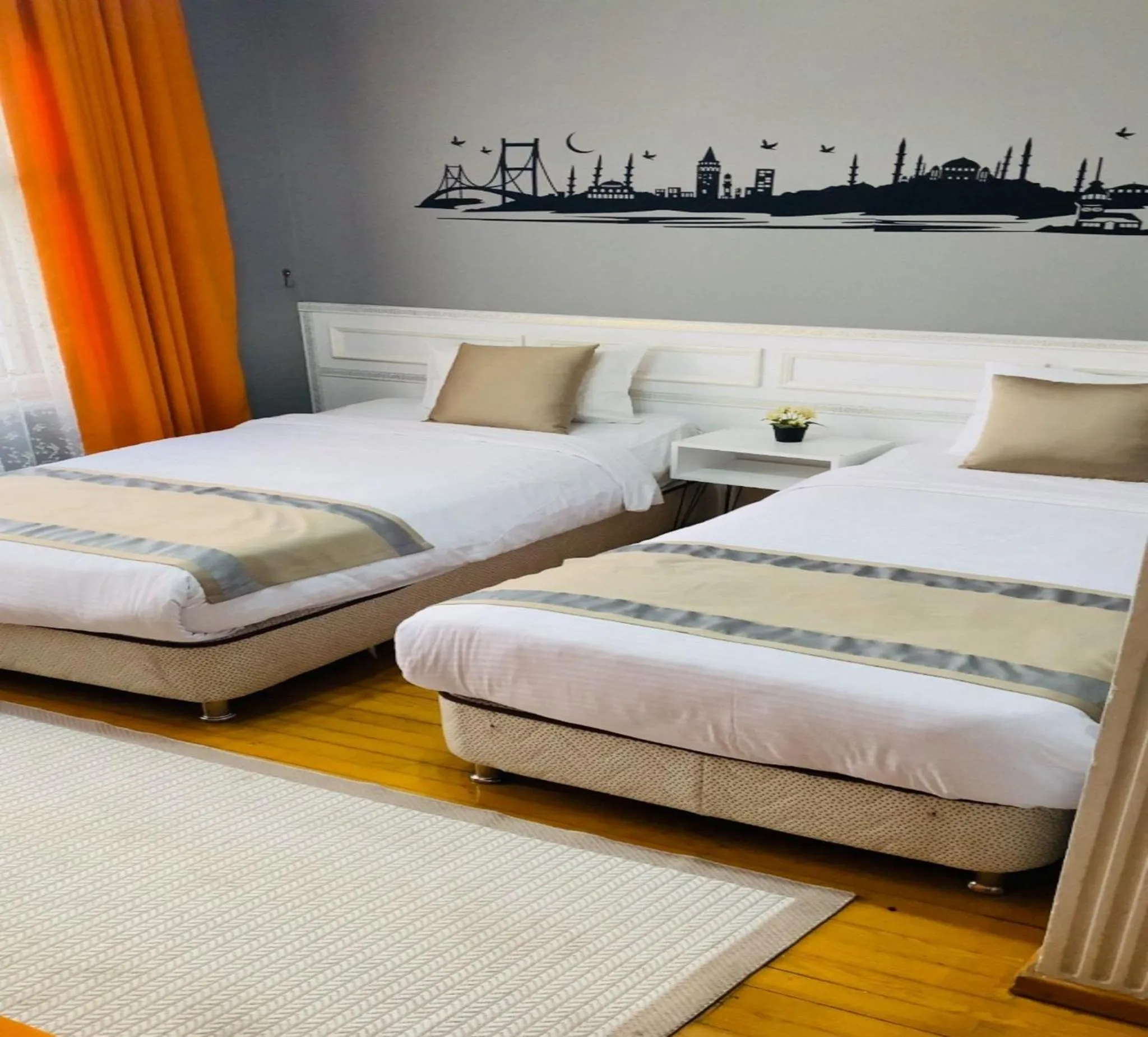 Bed in Unique Suite Hotel