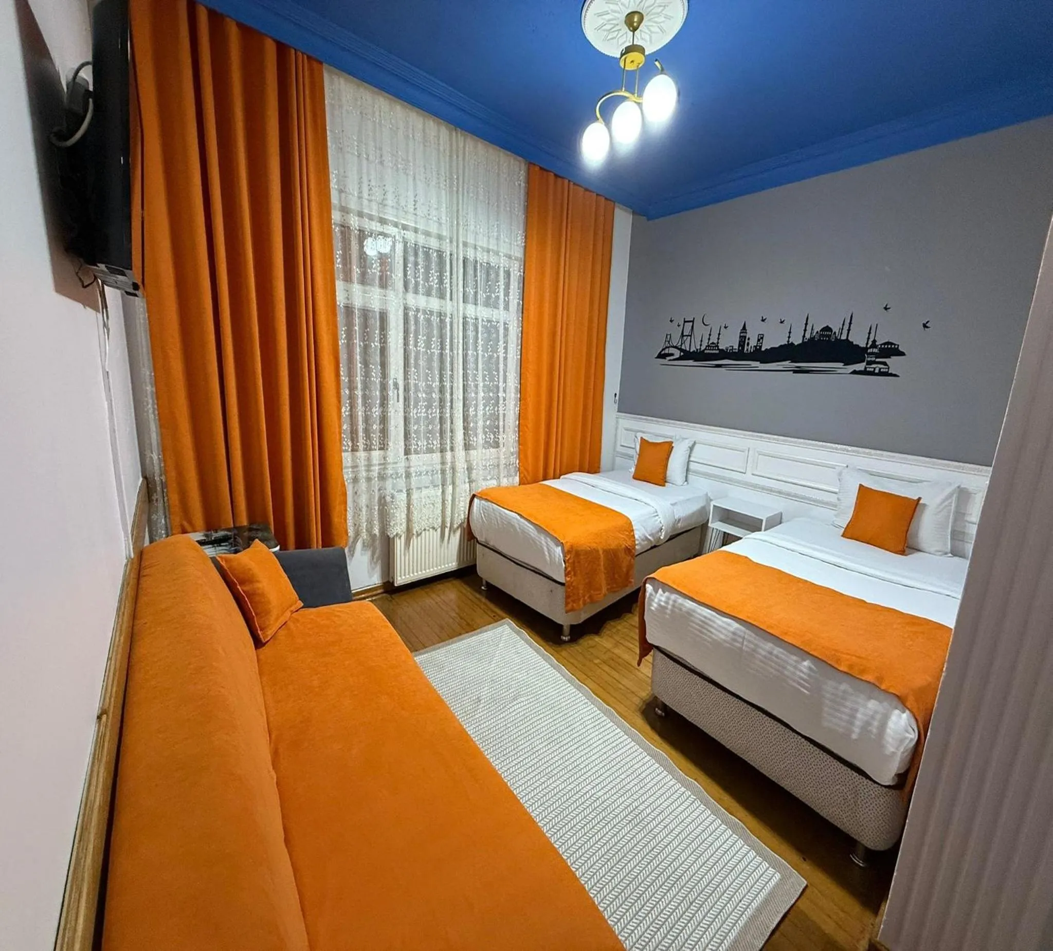 Bed in Unique Suite Hotel