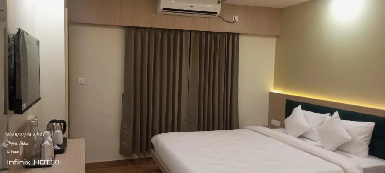 Bed in Hotel Global Retreat