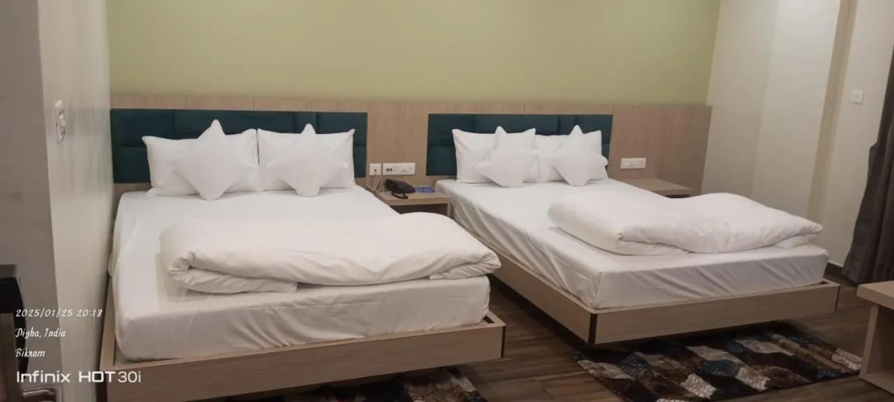 Bed in Hotel Global Retreat