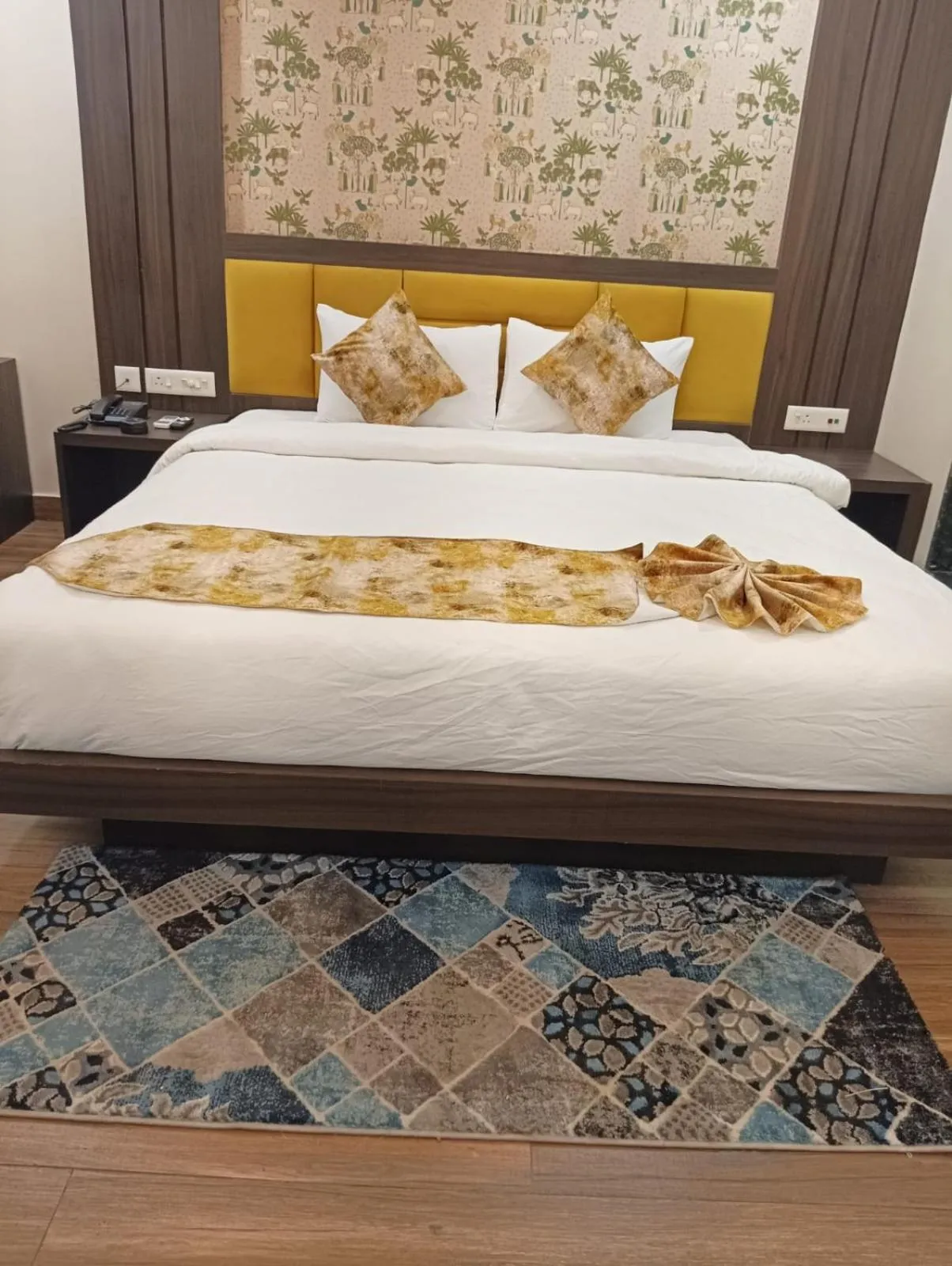 Bed in Hotel Global Retreat