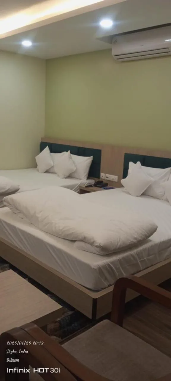 Bed in Hotel Global Retreat