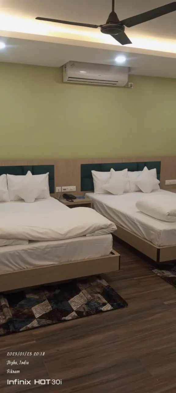 Bed in Hotel Global Retreat