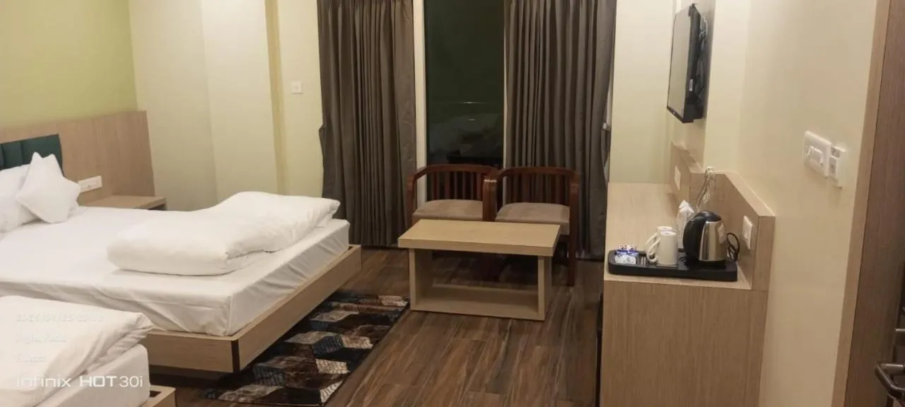 Bed in Hotel Global Retreat