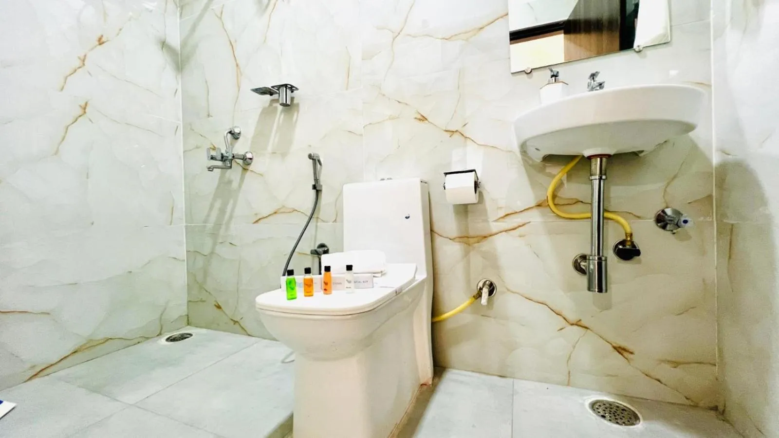 Toilet in Olive Serviced Apartments - HICC Hitex Hyderabad
