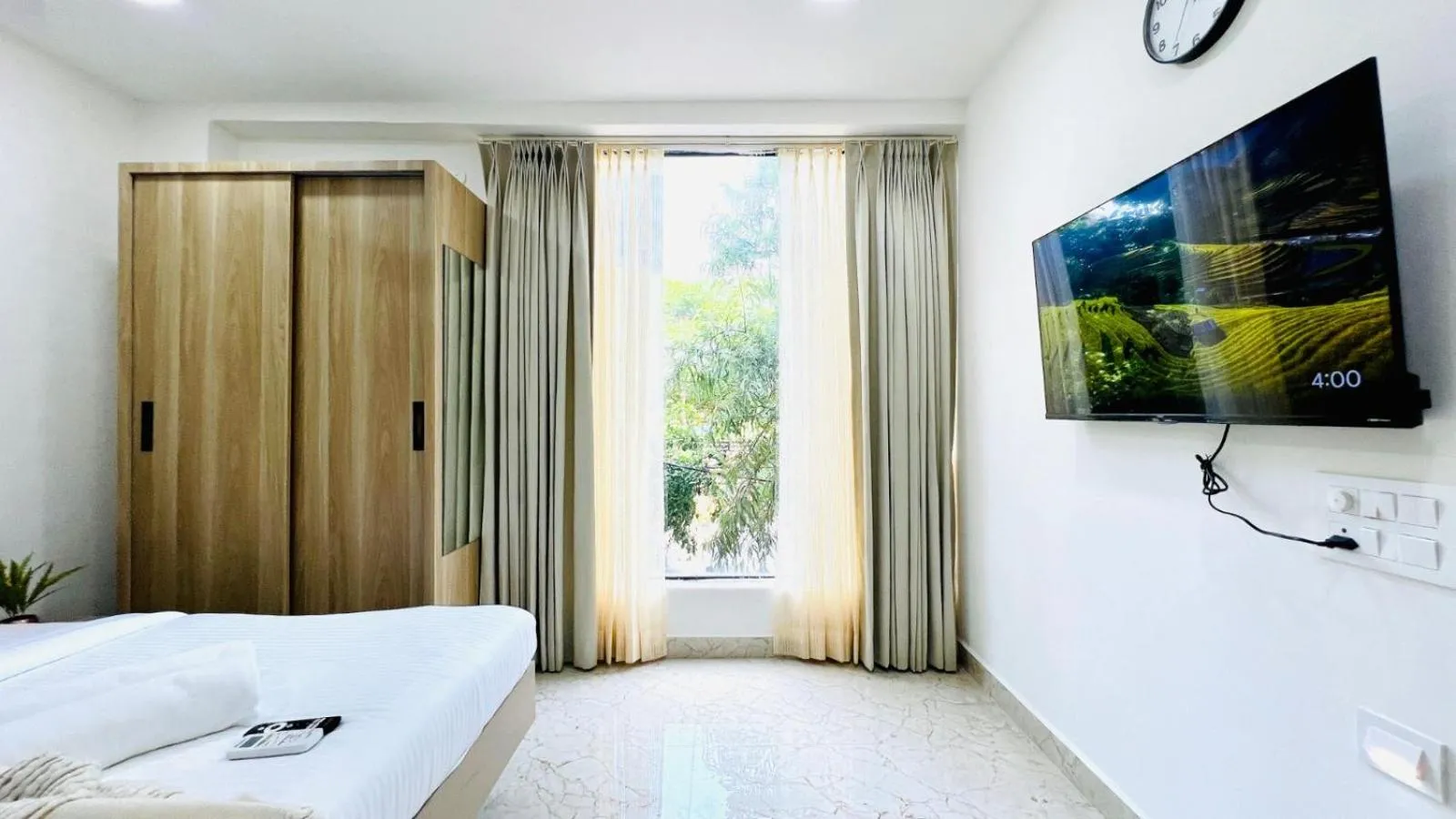 Bed in Olive Serviced Apartments - HICC Hitex Hyderabad